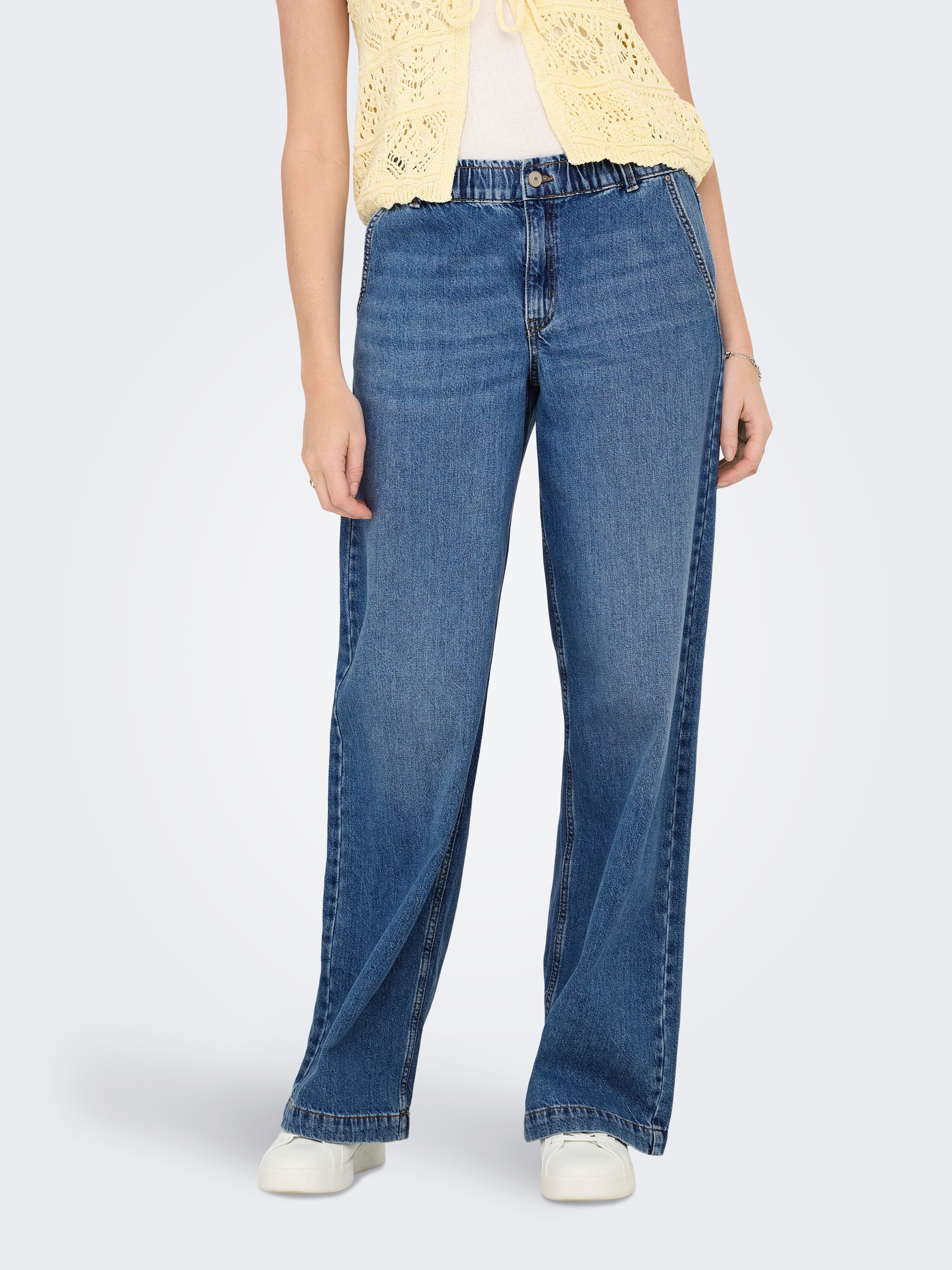 ONLY Relax-fit-Jeans "ONLCOMET MW WIDE DNM PIM620 NOOS" günstig online kaufen