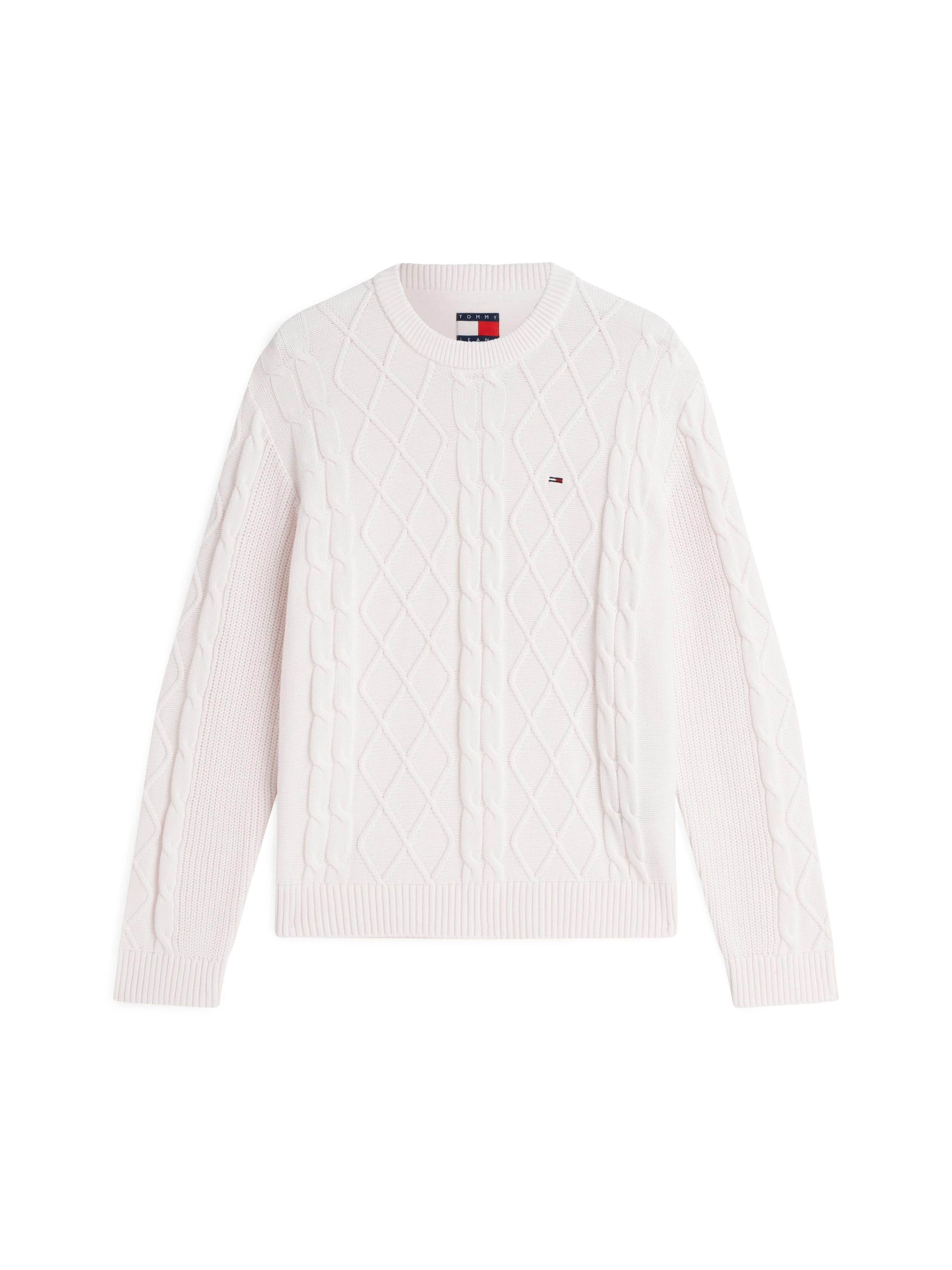 Tommy Jeans Rundhalspullover »TJM REG CABLE KNIT SWEATER«