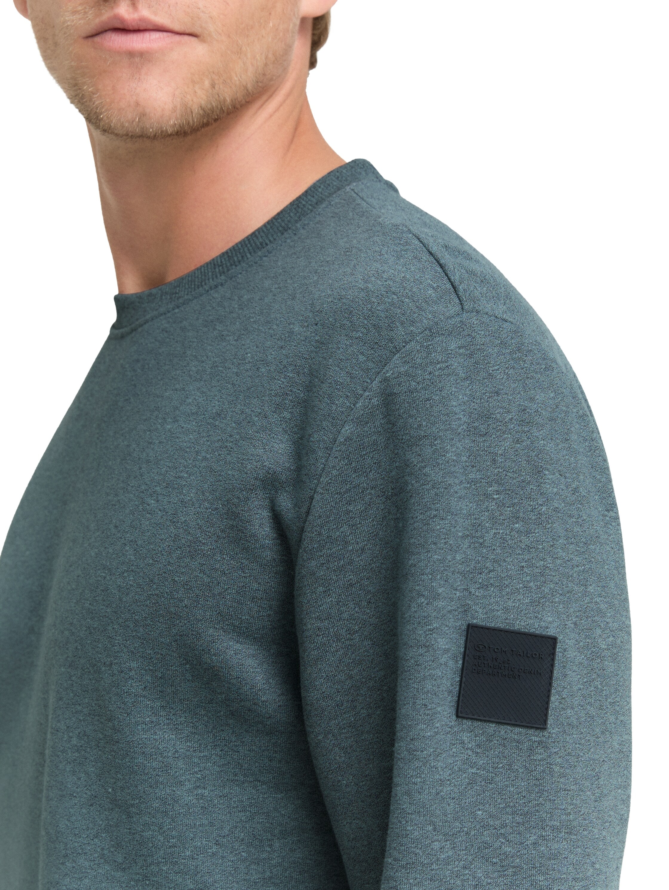 TOM TAILOR Sweatshirt , mit Logo Stickerei am Arm
