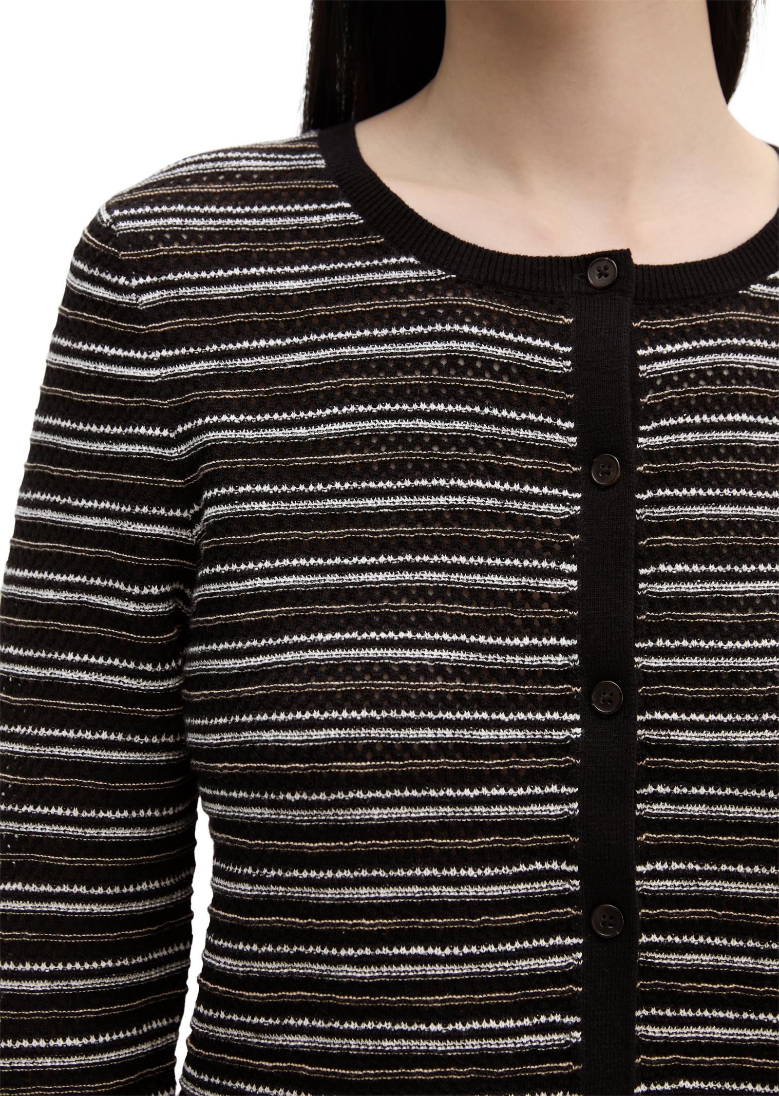 Marc O'Polo Cardigan »aus Baumwolle-Leinen-Mix«