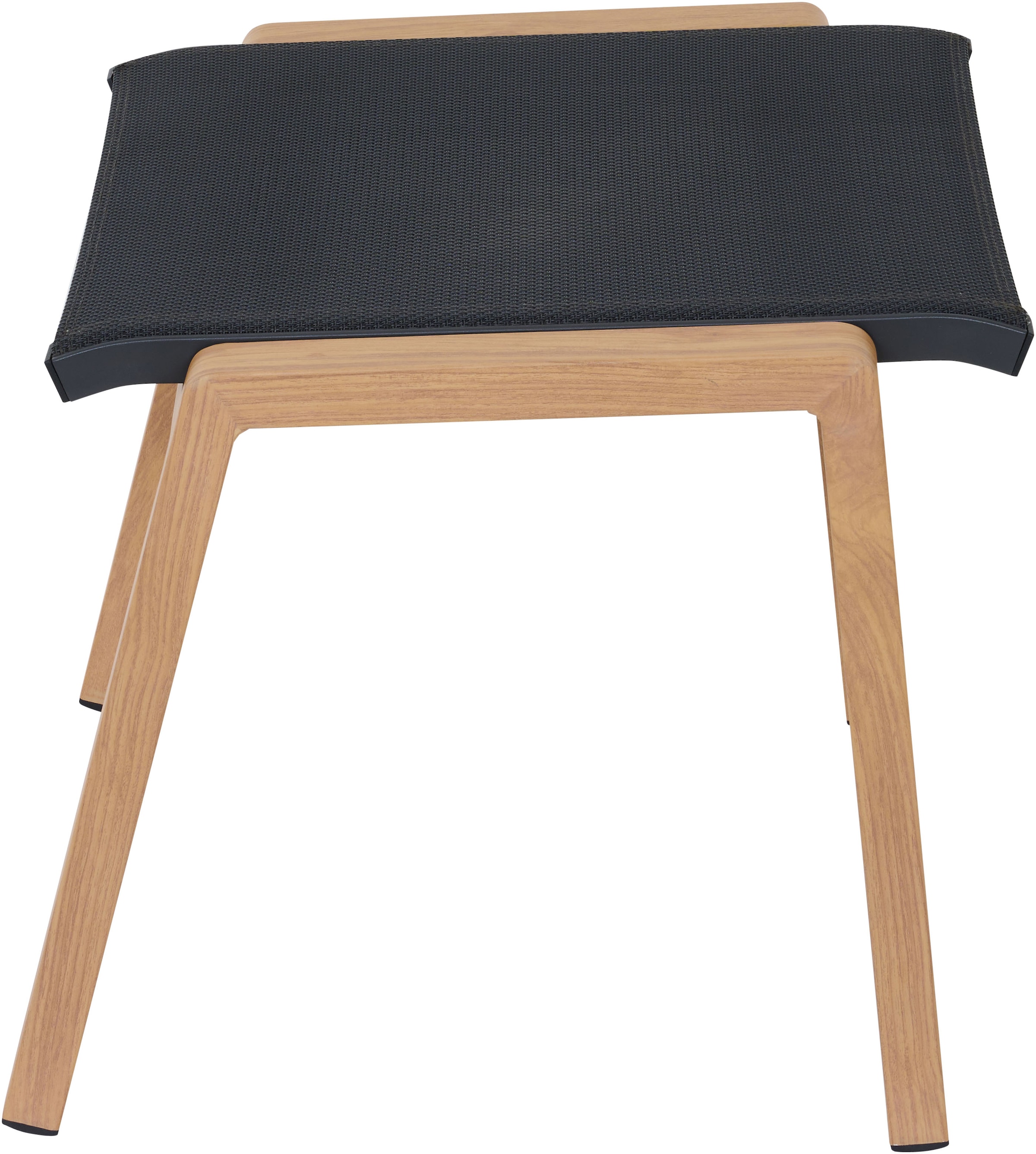 Siena Garden Hocker »CATANIA« Aluminiumgestell in teaklook, Ranotex® Bezug, Dining Hocker