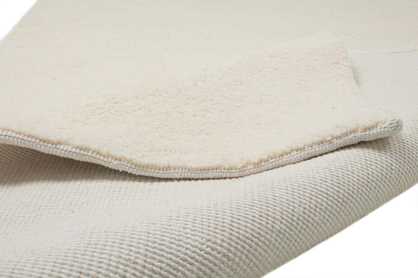 Wollteppich OTTO HOME "Mohan" Gr. 1, beige (natur weiß), B:60cm H:25mm L:90cm, Wolle, Teppiche, echter Berber aus Marokko, reine Wolle, Woll-Shaggy, handgeknüpft 3