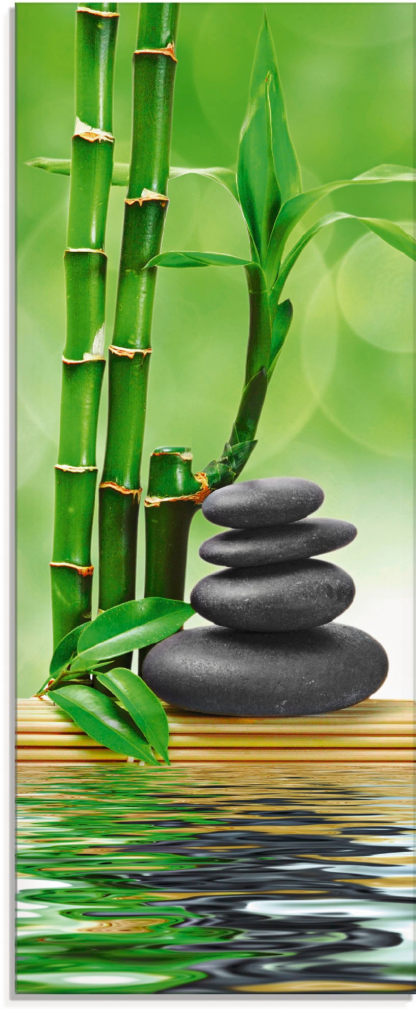 Artland Glasbild "Spa Konzept Zen Basaltsteine" Zen 1 Stk. tlg. in verschie günstig online kaufen