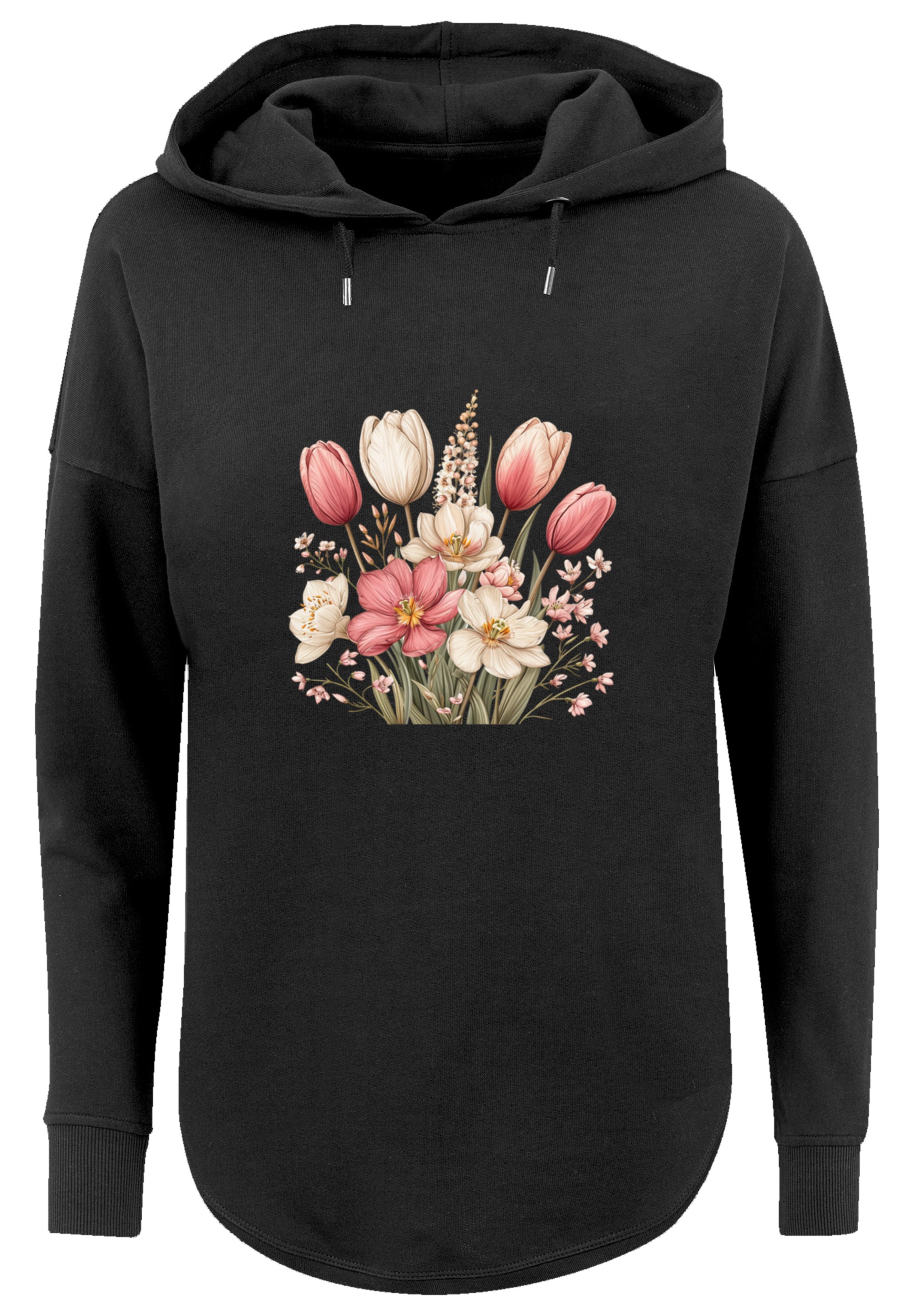 F4NT4STIC Kapuzenpullover »Rosa weißer Frühlingsblumenstrauß«, Premium Qualität
