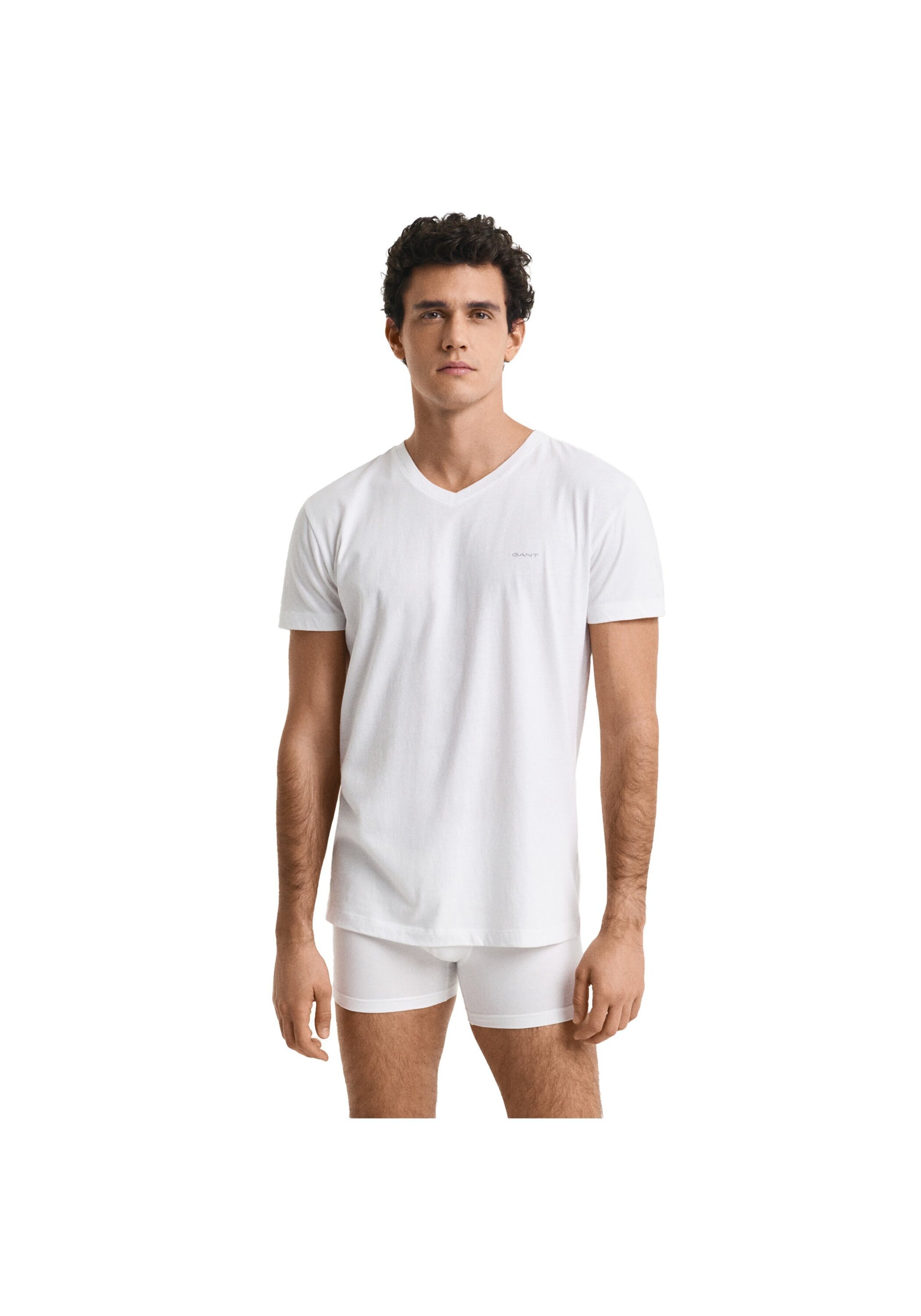 Gant T-Shirt »T-Shirt V-NECK T-SHIRT 4-PACK 4er Pack«