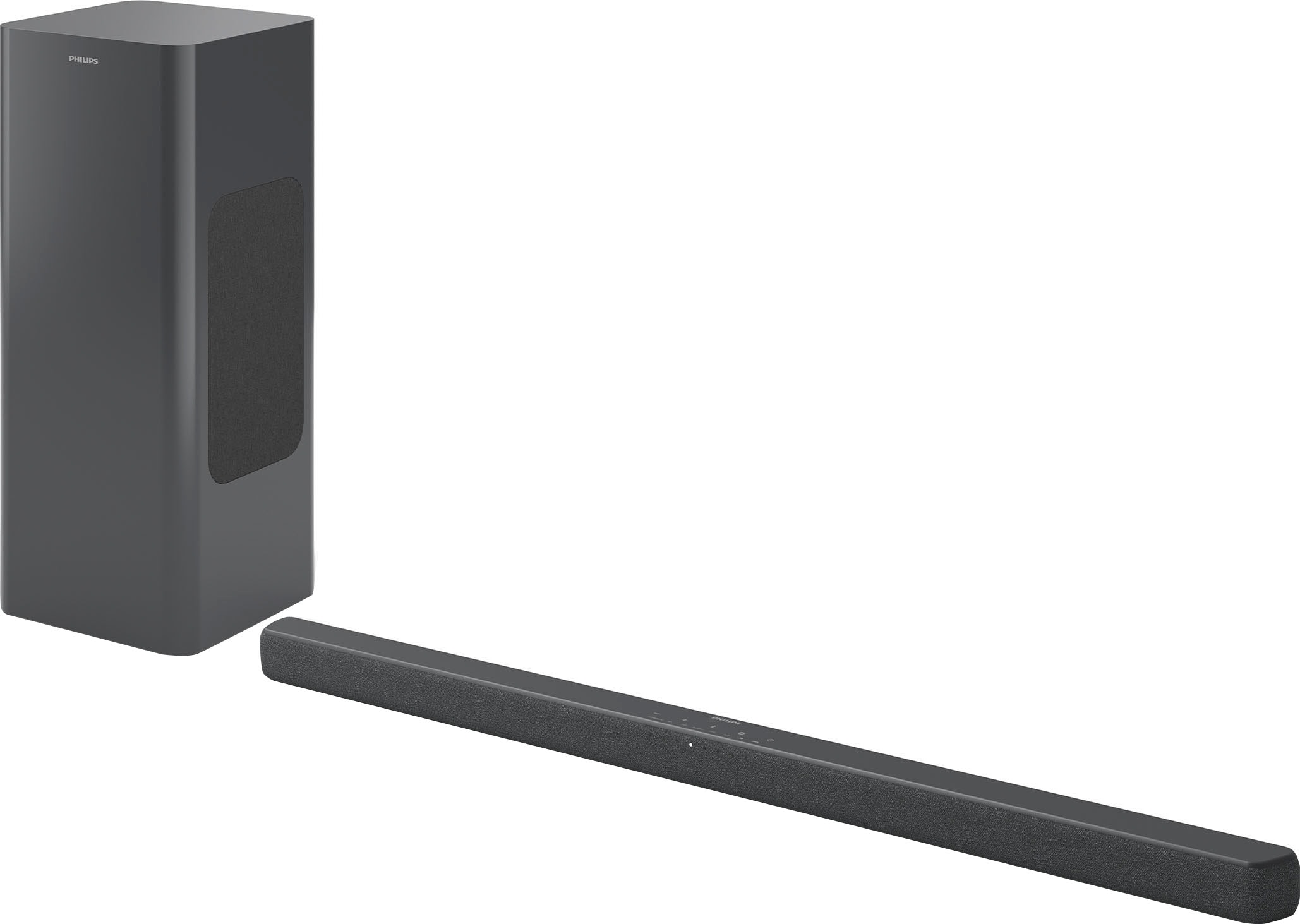 PHILIPS Soundbar "TAB8200/10", B:81,1cm H:3,7cm T:4,2cmgrau, Lautsprecher