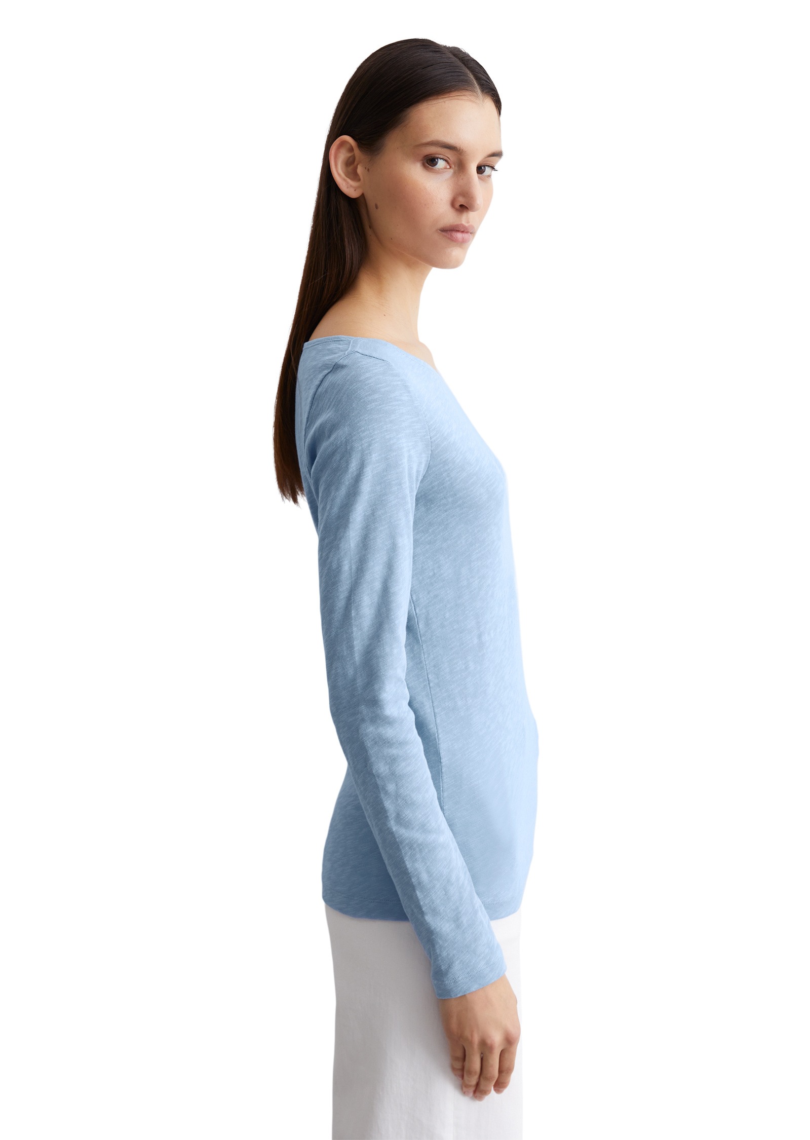 Marc O'Polo Langarmshirt »aus Slub Jersey«
