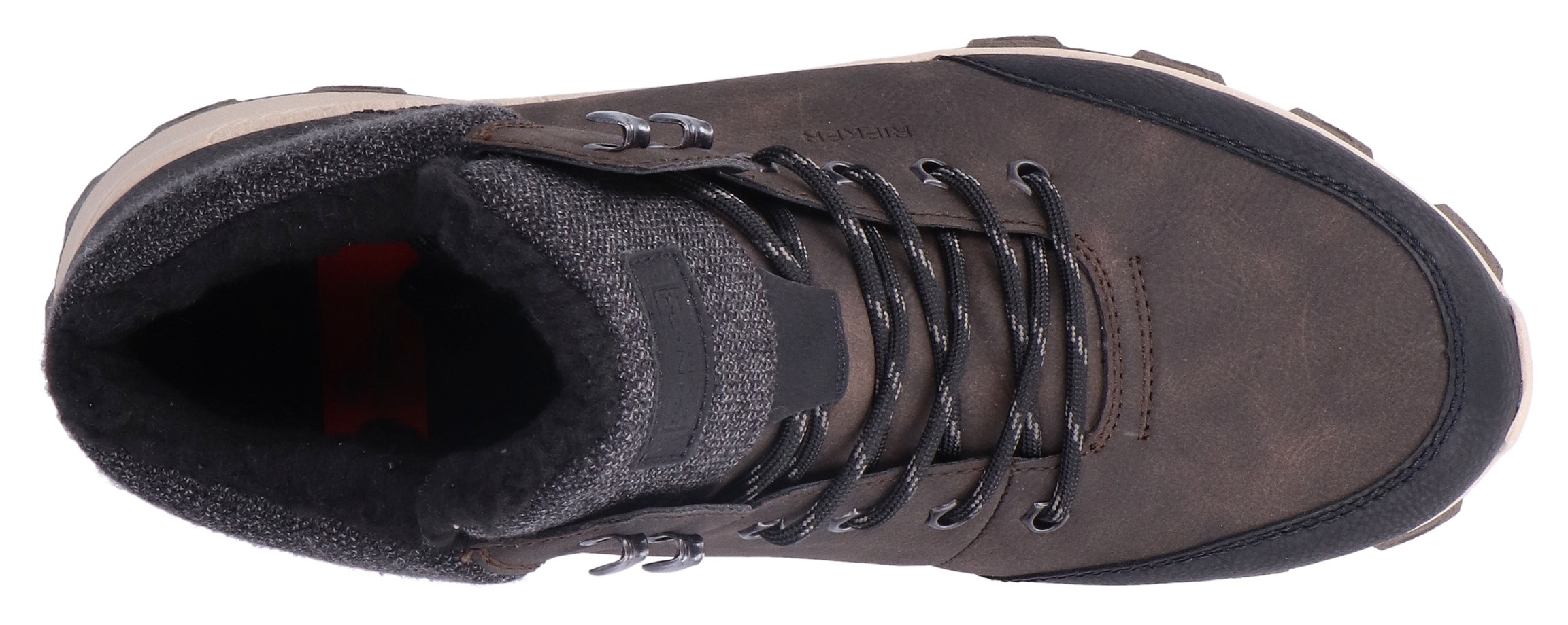 Rieker Winterboots, mit komfortabler SoftFoam-Innensohle, Freizeitschuh, Schnürschuh