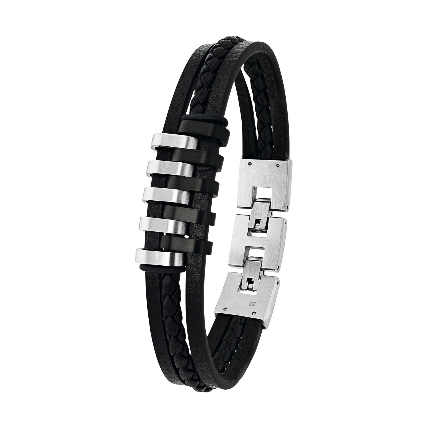 TOM TAILOR Lederarmband »mehrreihig«