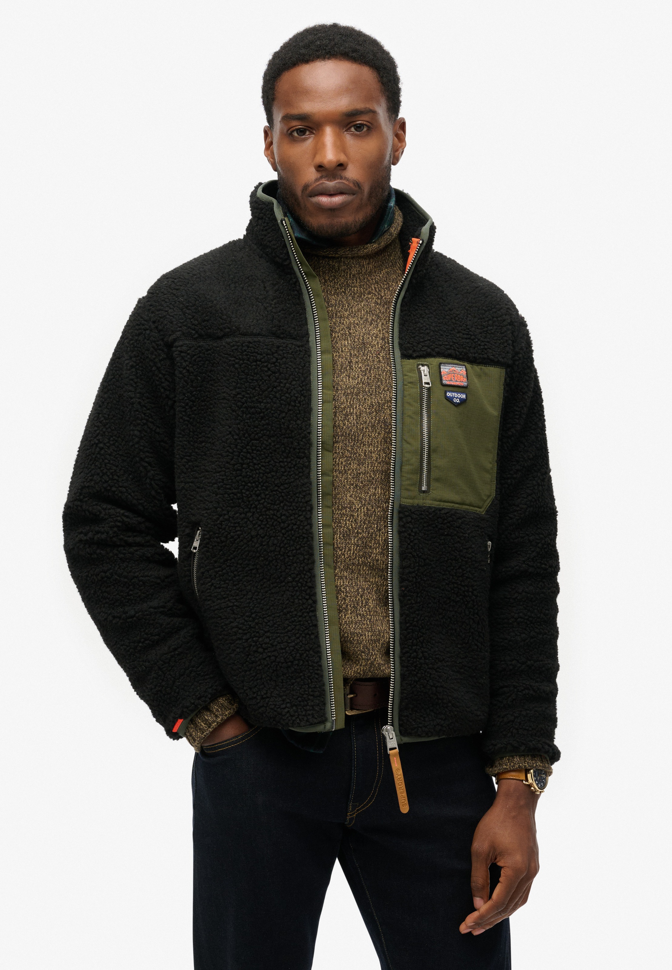 Superdry Kapuzensweatjacke "VINTAGE RETRO FULL ZIP FLEECE" günstig online kaufen
