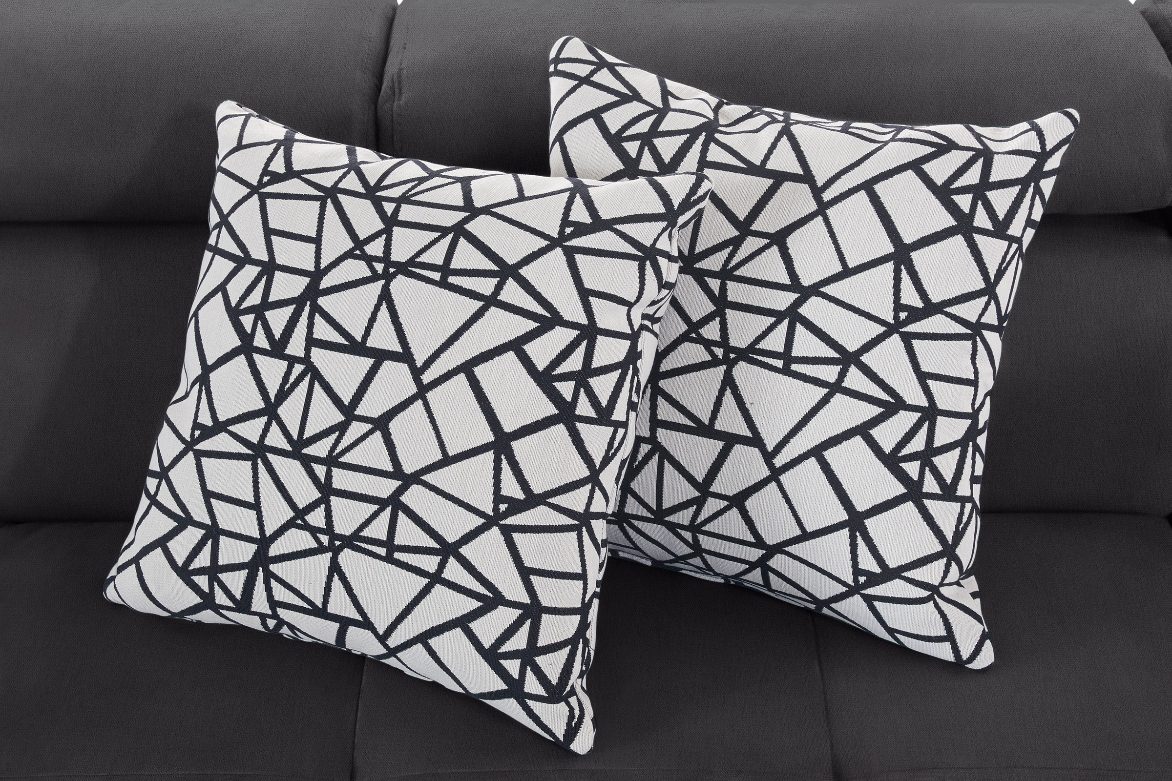 COTTA Ecksofa »Mia L-Form mit 3 Zierkissen«, wahlweise mit Bettfunktion, Bettkasten, Beleuchtung & Wireless-Charger