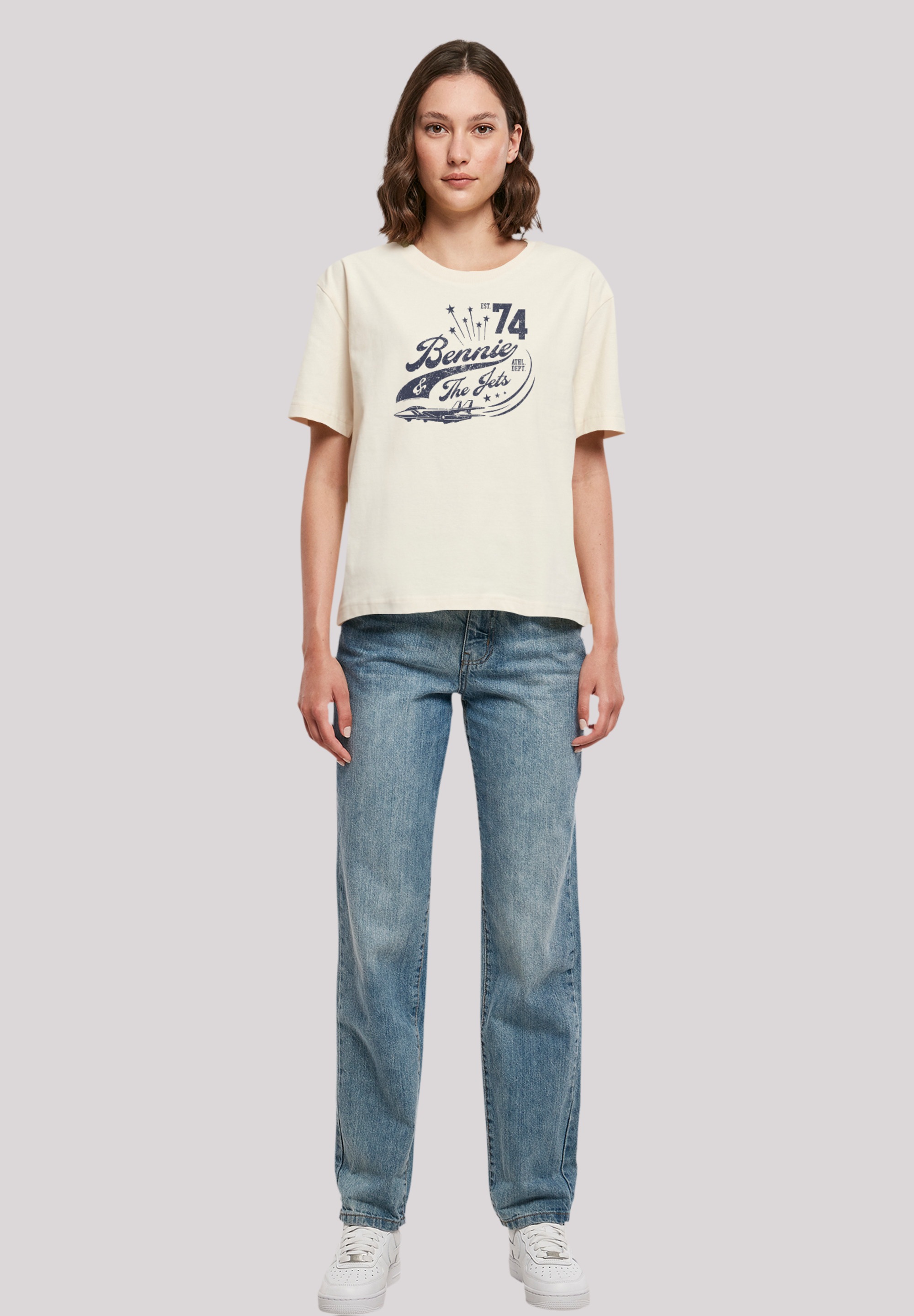 F4NT4STIC T-Shirt »Elton John Bennie And The Jets«, Musik, Band, Logo