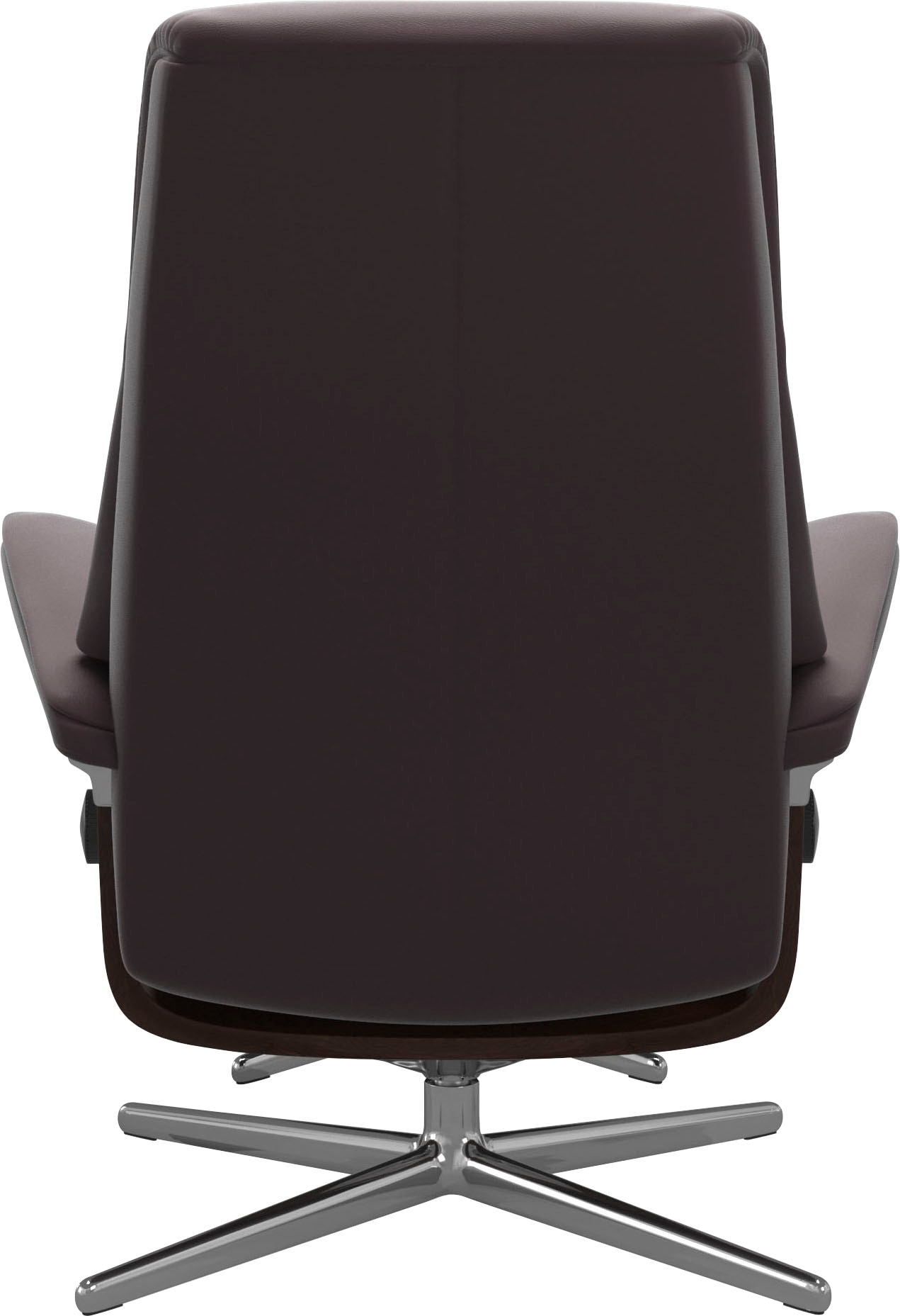Stressless® Fußhocker »View«, mit Cross Base, Größe S, M & L, Holzakzent Braun