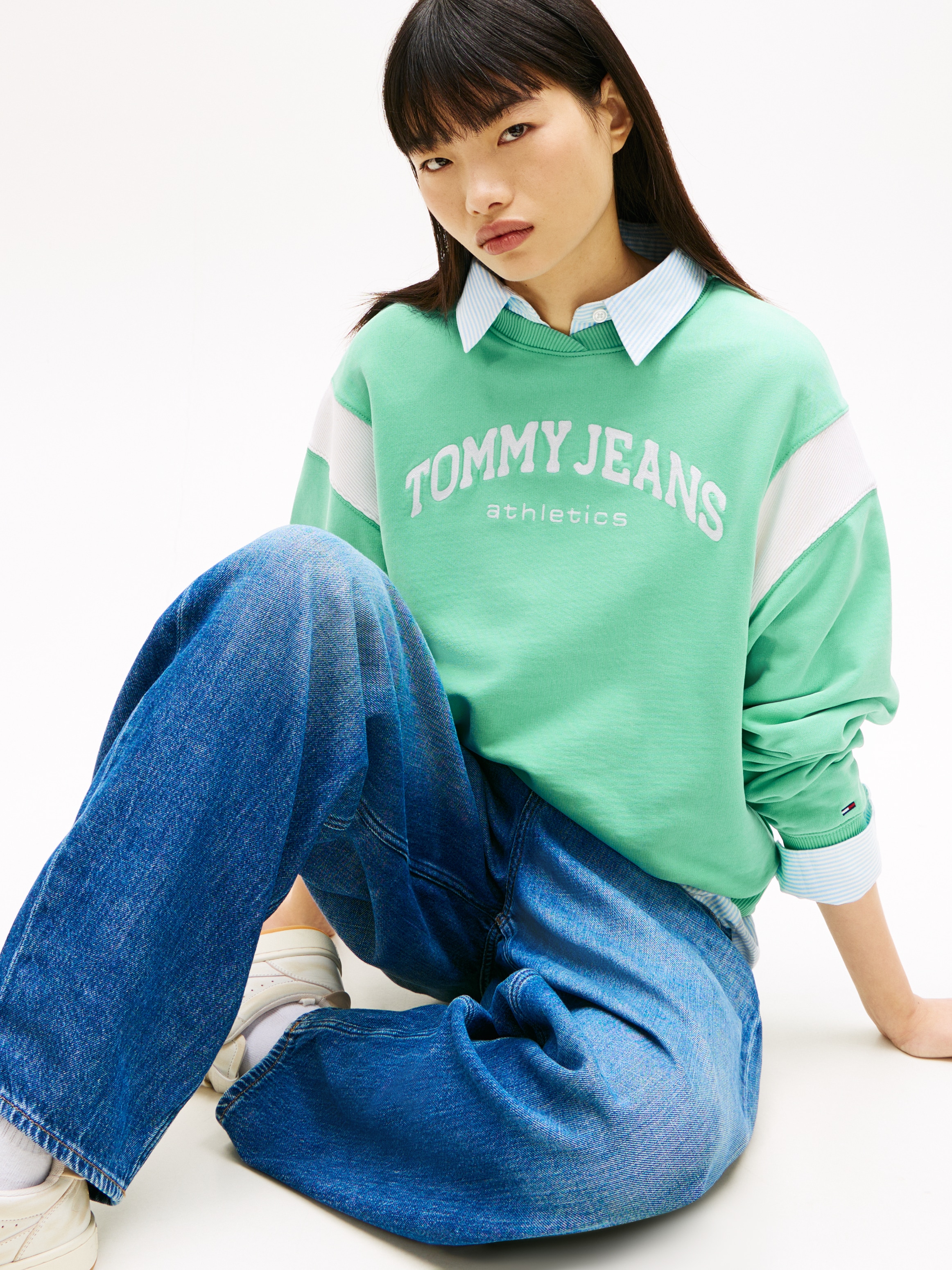 Tommy Jeans Sweatshirt »TJW BXY VARSITY CREW«
