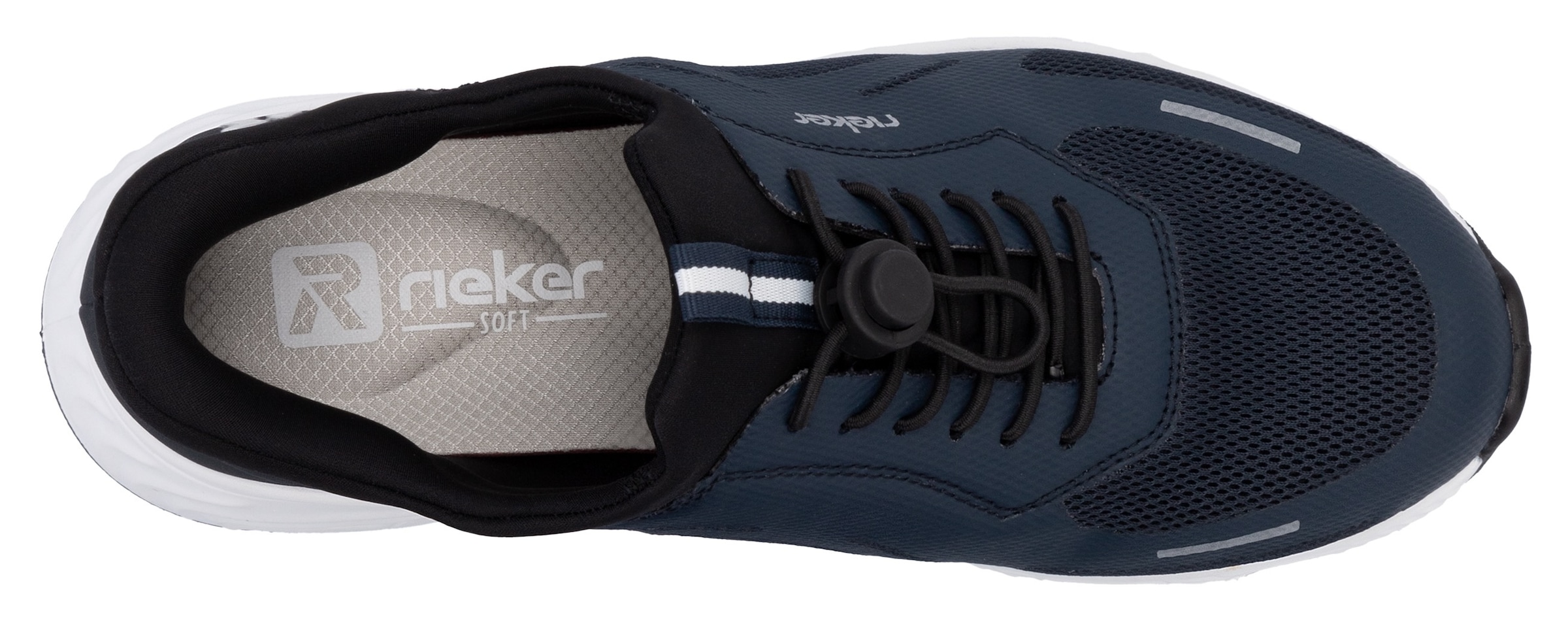RIEKER Sport Slip-On Sneaker »Ready2GO«, Freizeitsneaker, Halbschuh, Schlupfschuh mit Schnellverschluss
