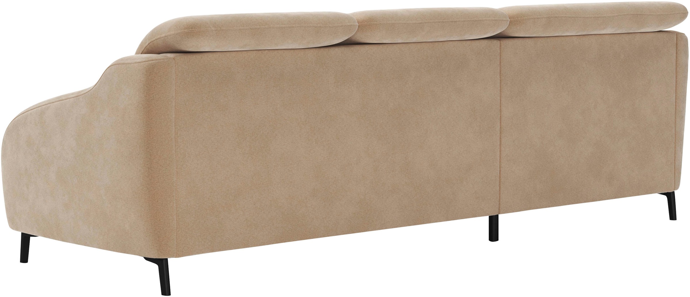 sit&more Ecksofa »Blues L-Form« wahlweise mit Klapptisch und USB