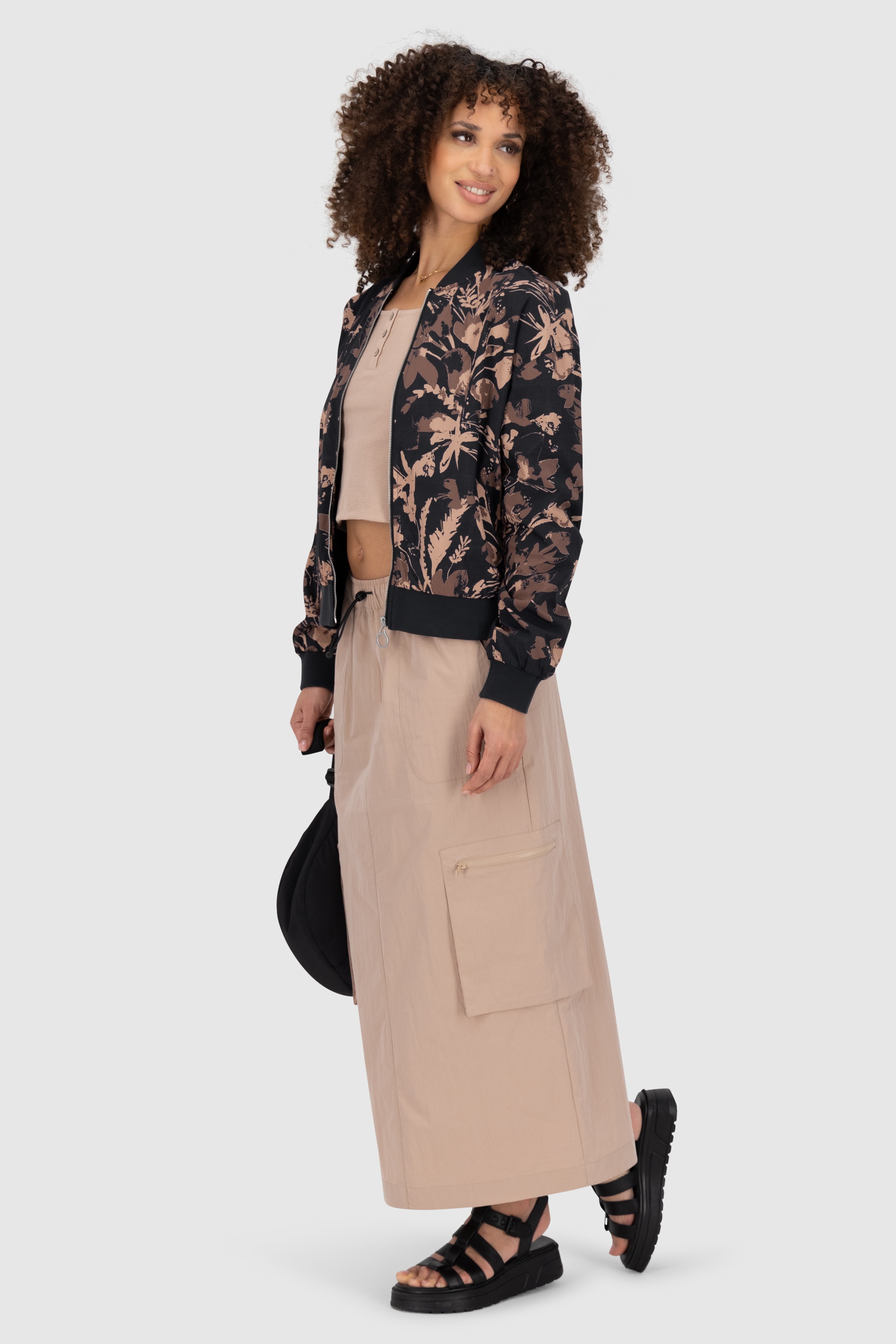 Alife & Kickin Sommerjacke »Damen EzraAK B Übergangsjacke, Jacke« leichte Übergangsjacke kurz im Blouson-Schnitt