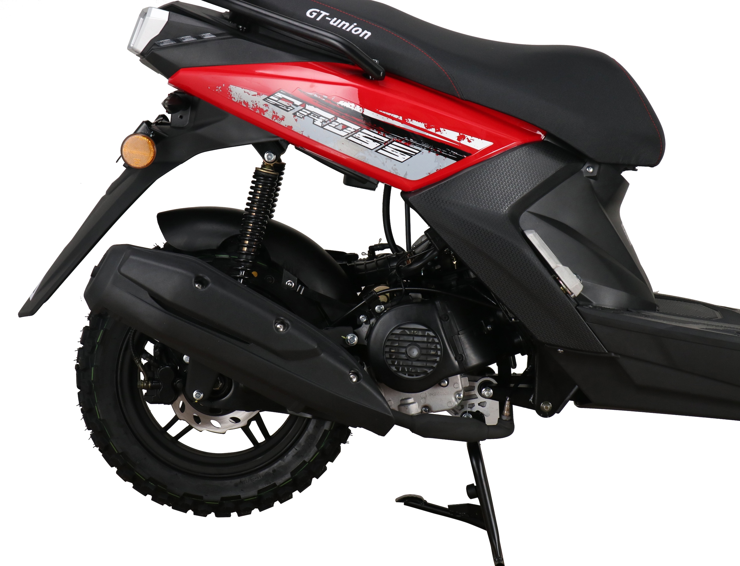 GT UNION Motorroller »Cross 2.0 125«, 124,6 cm³, 85 km/h, Euro 5, 8,5 PS, (Komplett-Set, 2 tlg., mit Topcase), Luftgekühlter Motor