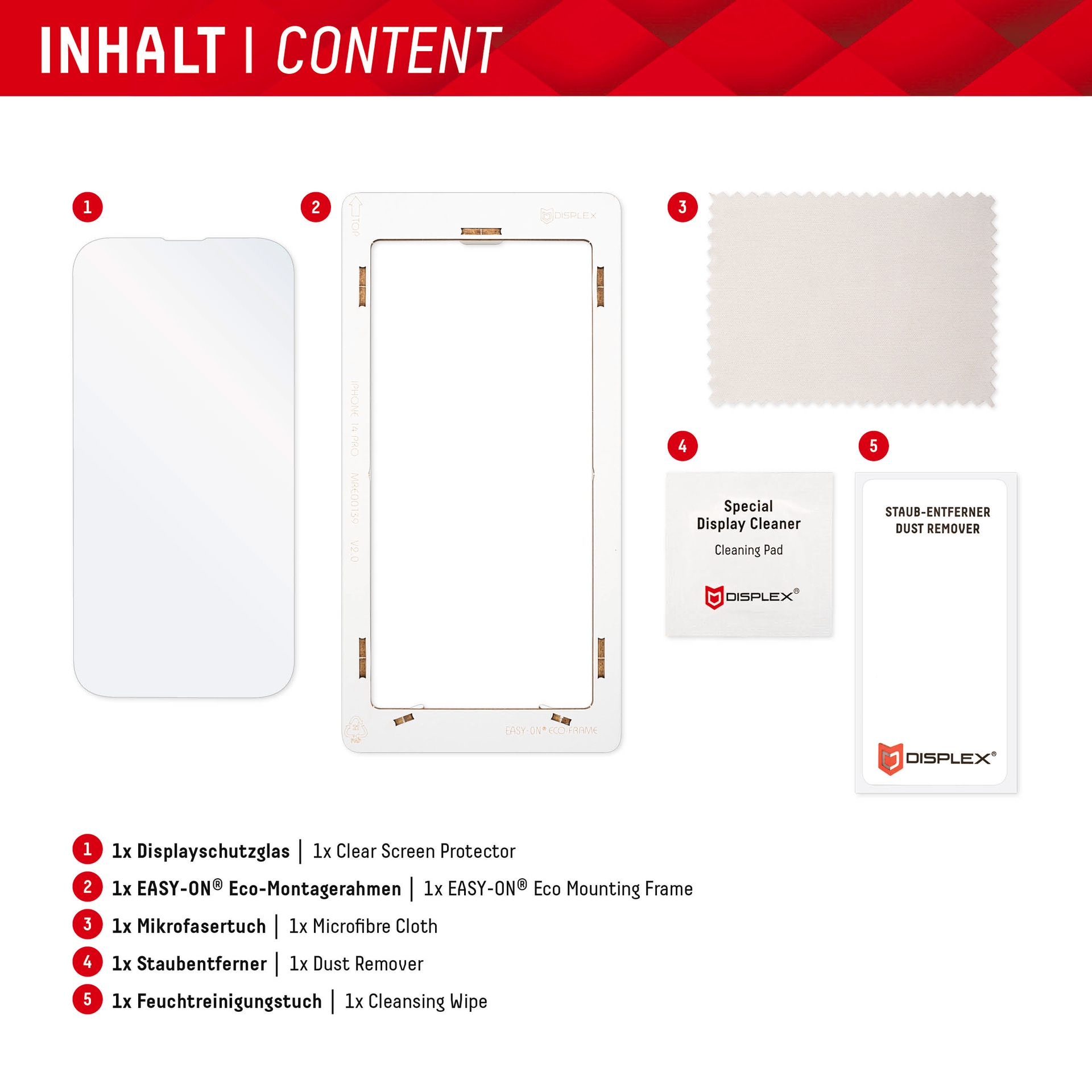 Displex Displayschutzglas »Real Glass«, für Samsung Galaxy S23 FE, Schutzglas