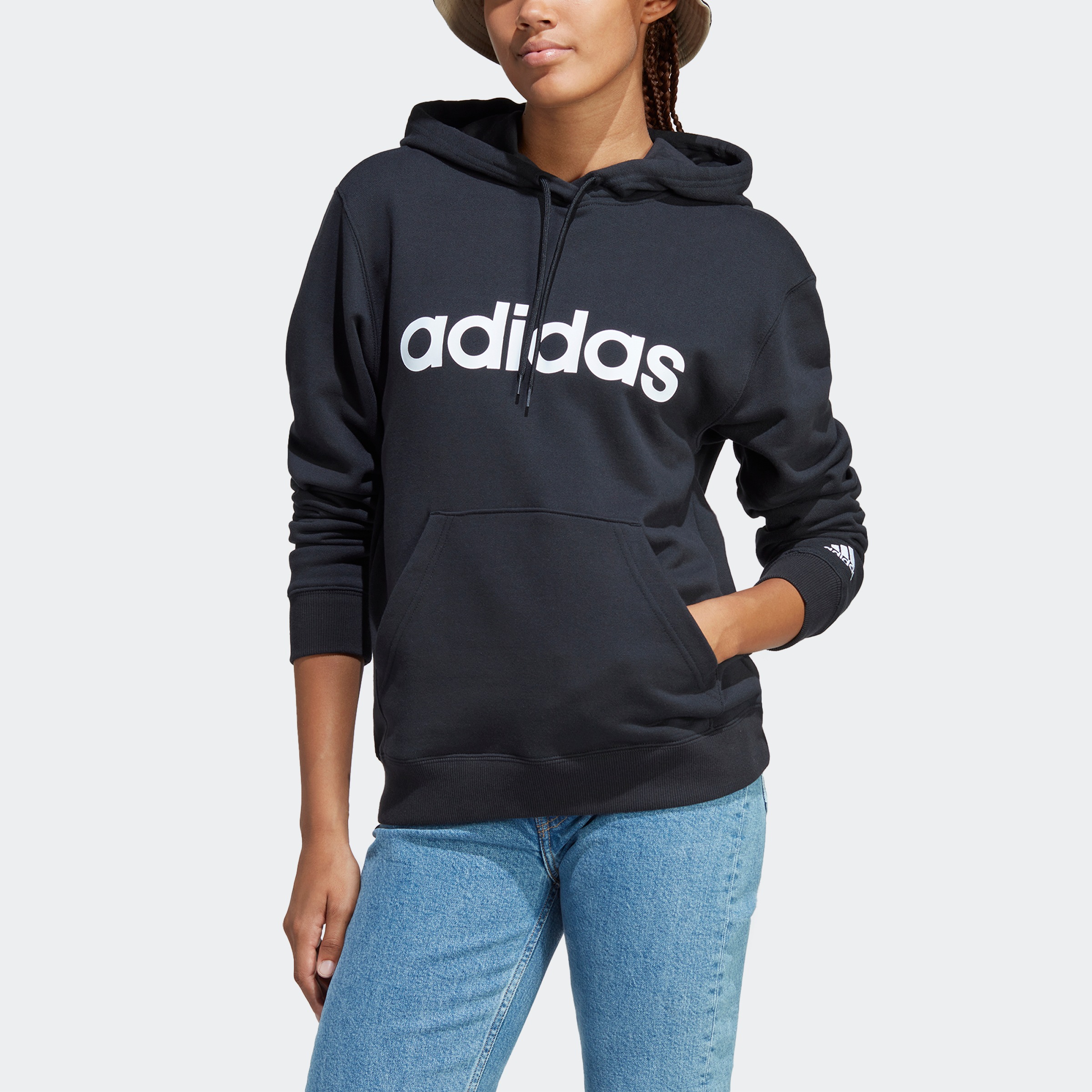 adidas Sportswear Kapuzensweatshirt "ESSENTIALS LINEAR HOODIE" günstig online kaufen