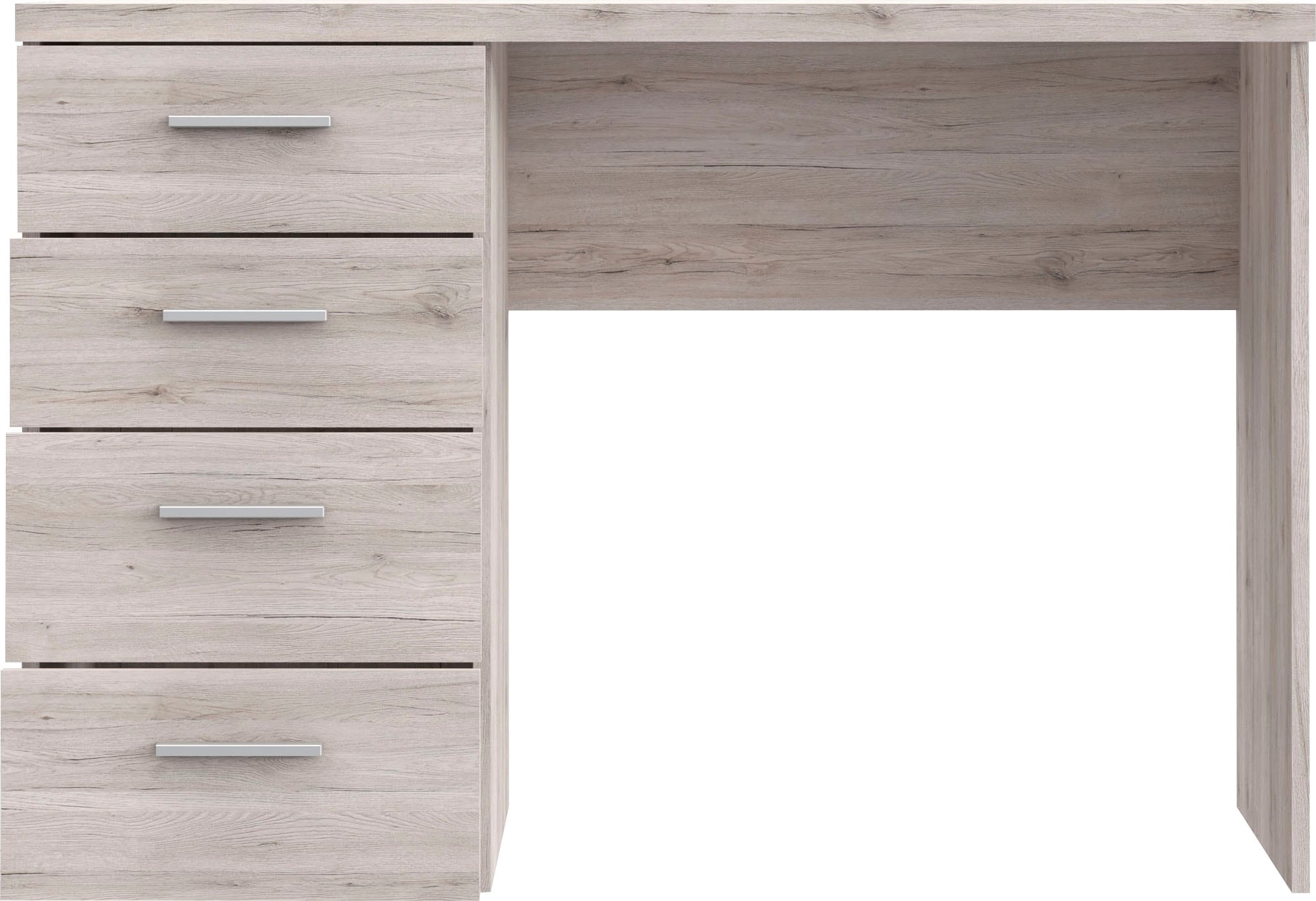 FORTE Schreibtisch »NET«, mit 4 Schubladen, Breite 110 cm