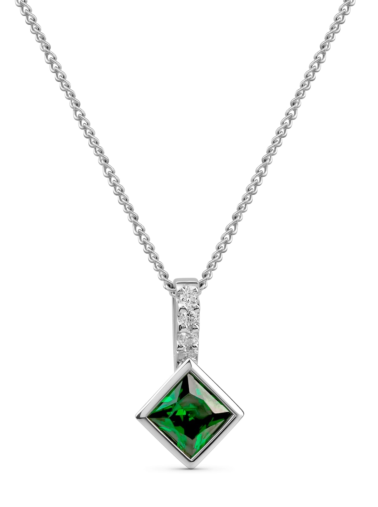 Kettenanhänger LADY, silber (silber 925), Schmuckanhänger, Damen, Silber 925 (Sterlingsilber), Kettenanhänger