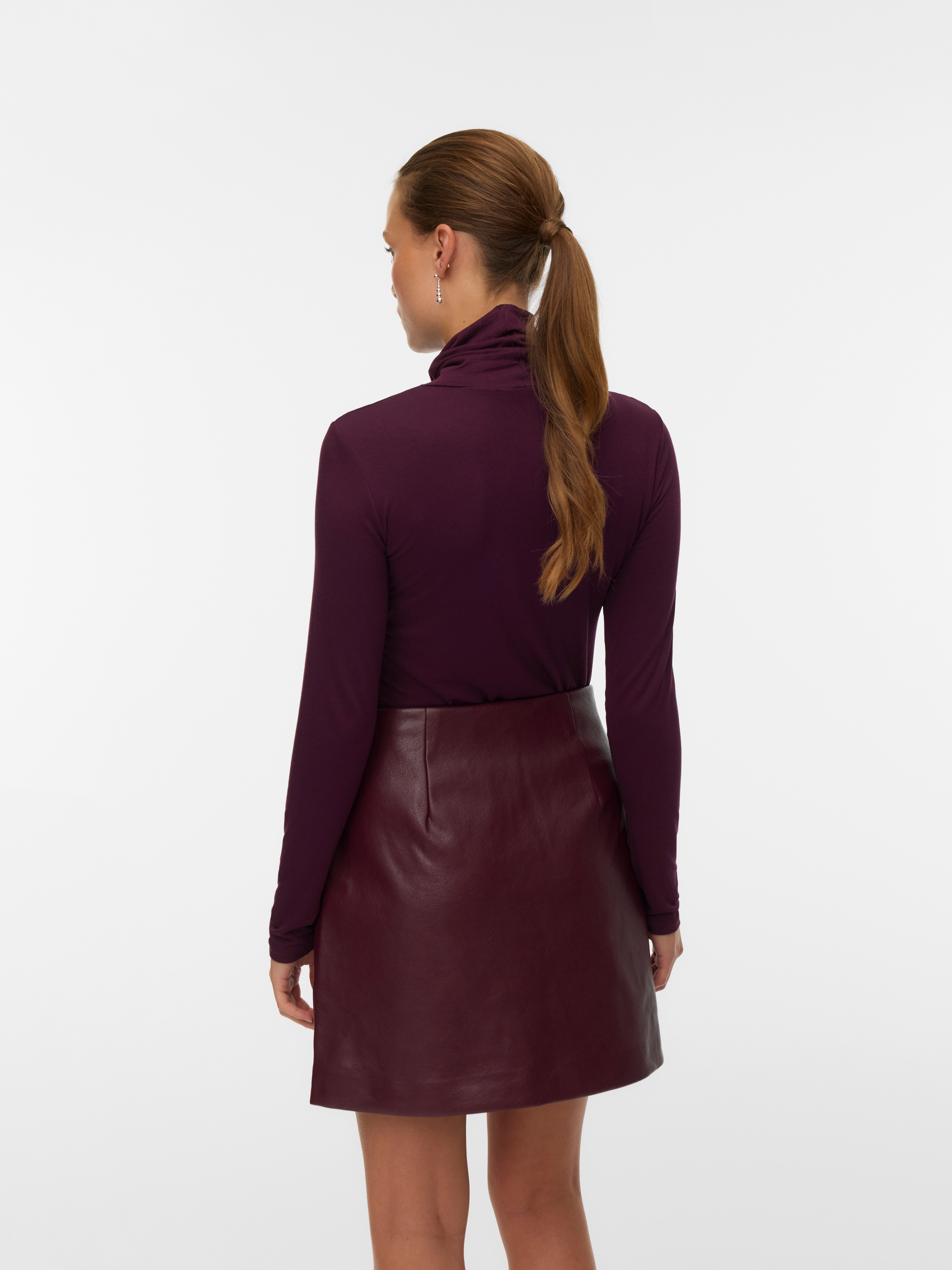 Vero Moda Langarmshirt "VMALBERTE LS ROLLNECK TOP JRS NOOS" günstig online kaufen