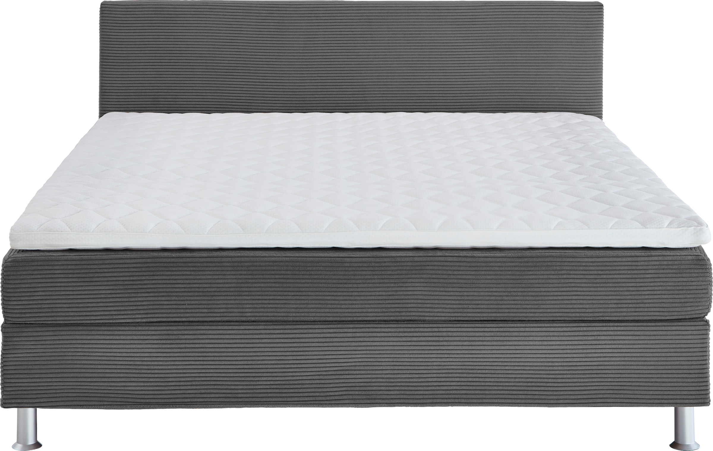 ATLANTIC home collection Boxbett »Edison«, inkl. Bonnellfederkern-Matratze und Topper