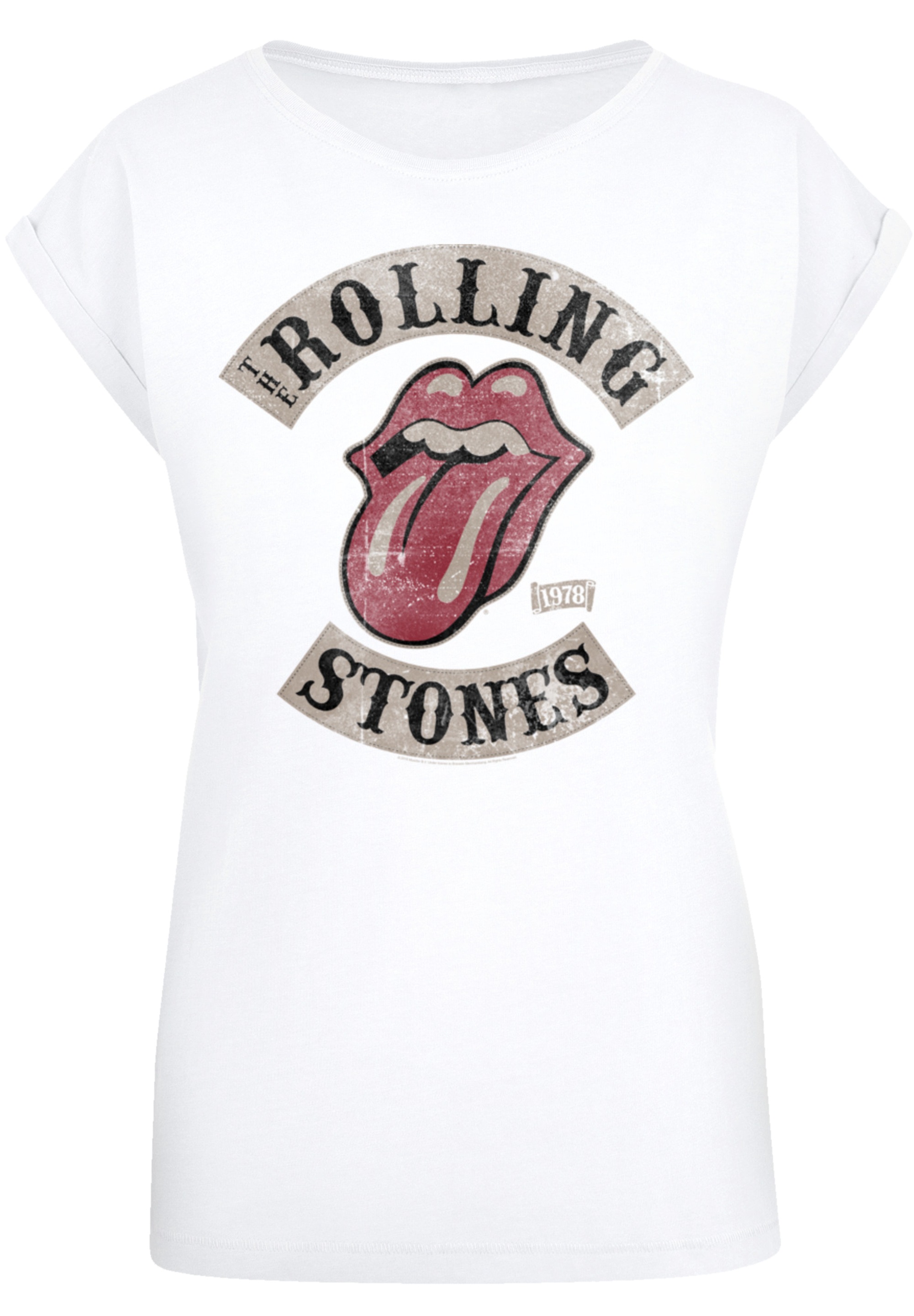 F4NT4STIC T-Shirt »The Rolling Stones Tour '78« Premium Qualität