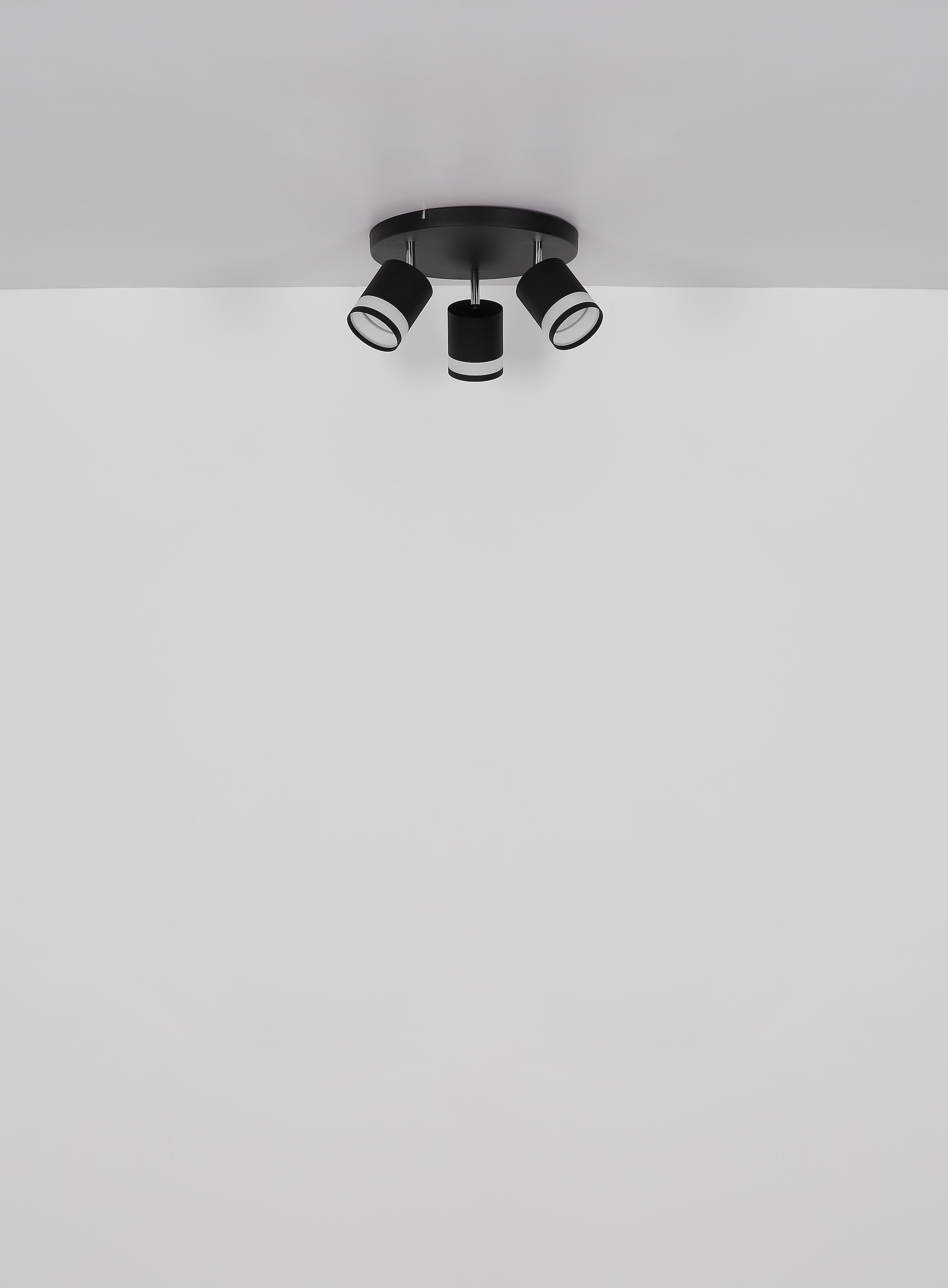 GLOBO LIGHTING Deckenstrahler »LUCERO«, Leuchtmittel GX53 | Leuchtmittel wechselbar, Deckenspot/schwarz/3000K/Wohnzimmer/Flur