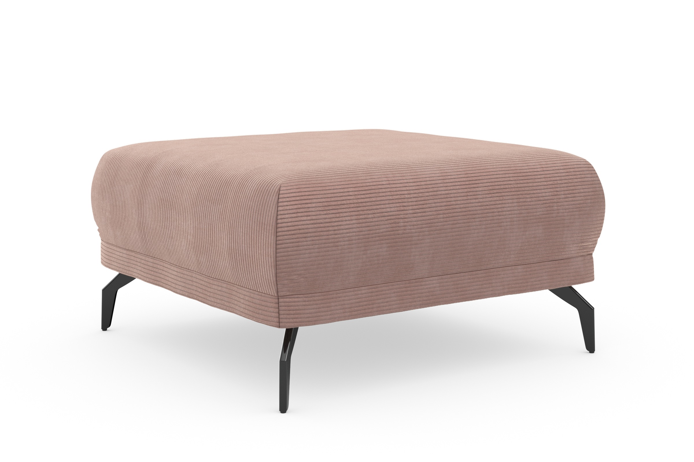 Home affaire Hocker "Coco" Cord-Bezug in 2 Ausführungen, Füßen 15 cm hoch günstig online kaufen