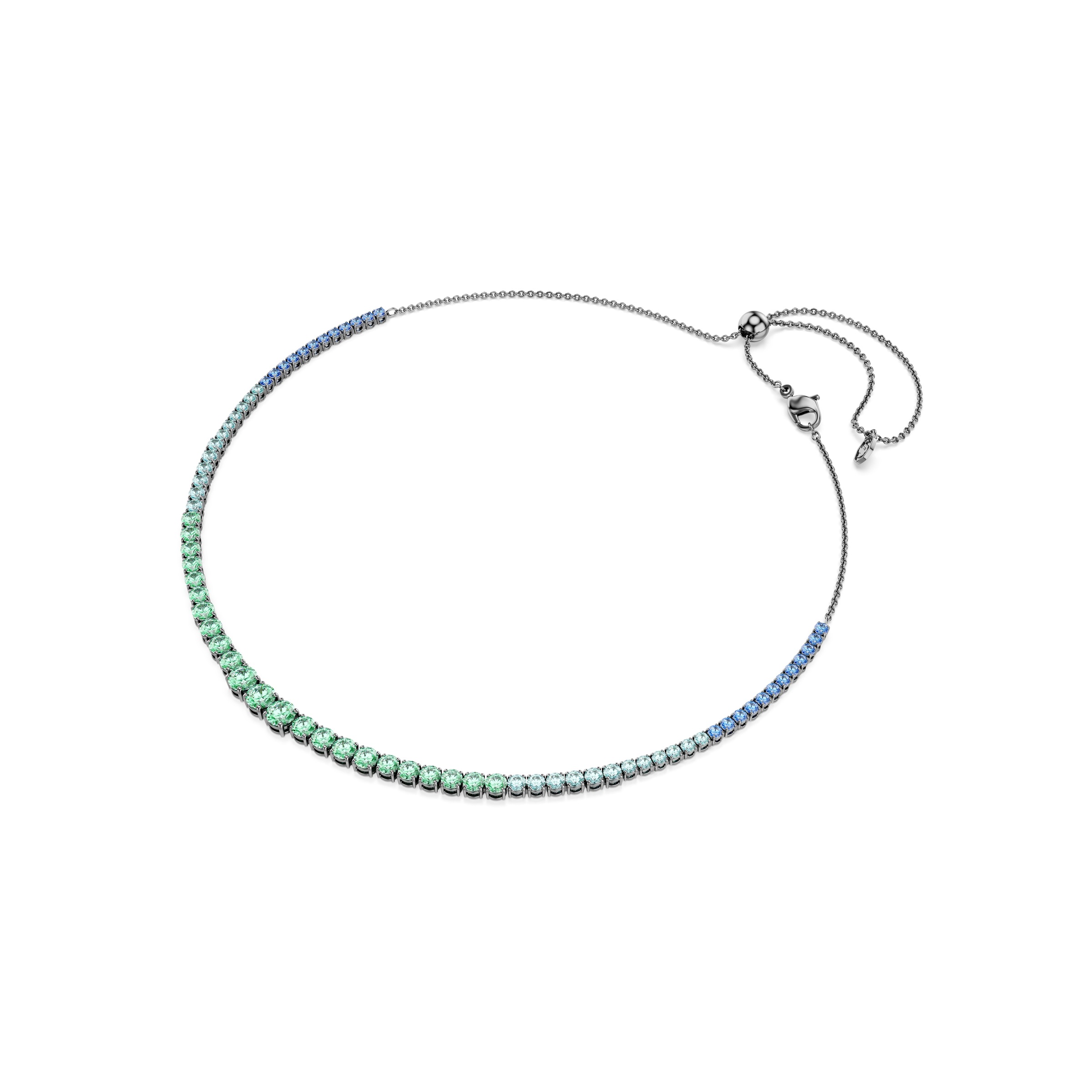 Swarovski Collier »Schmuck Geschenk Matrix Halskette Farbverlauf« mit Swarovski® Kristall