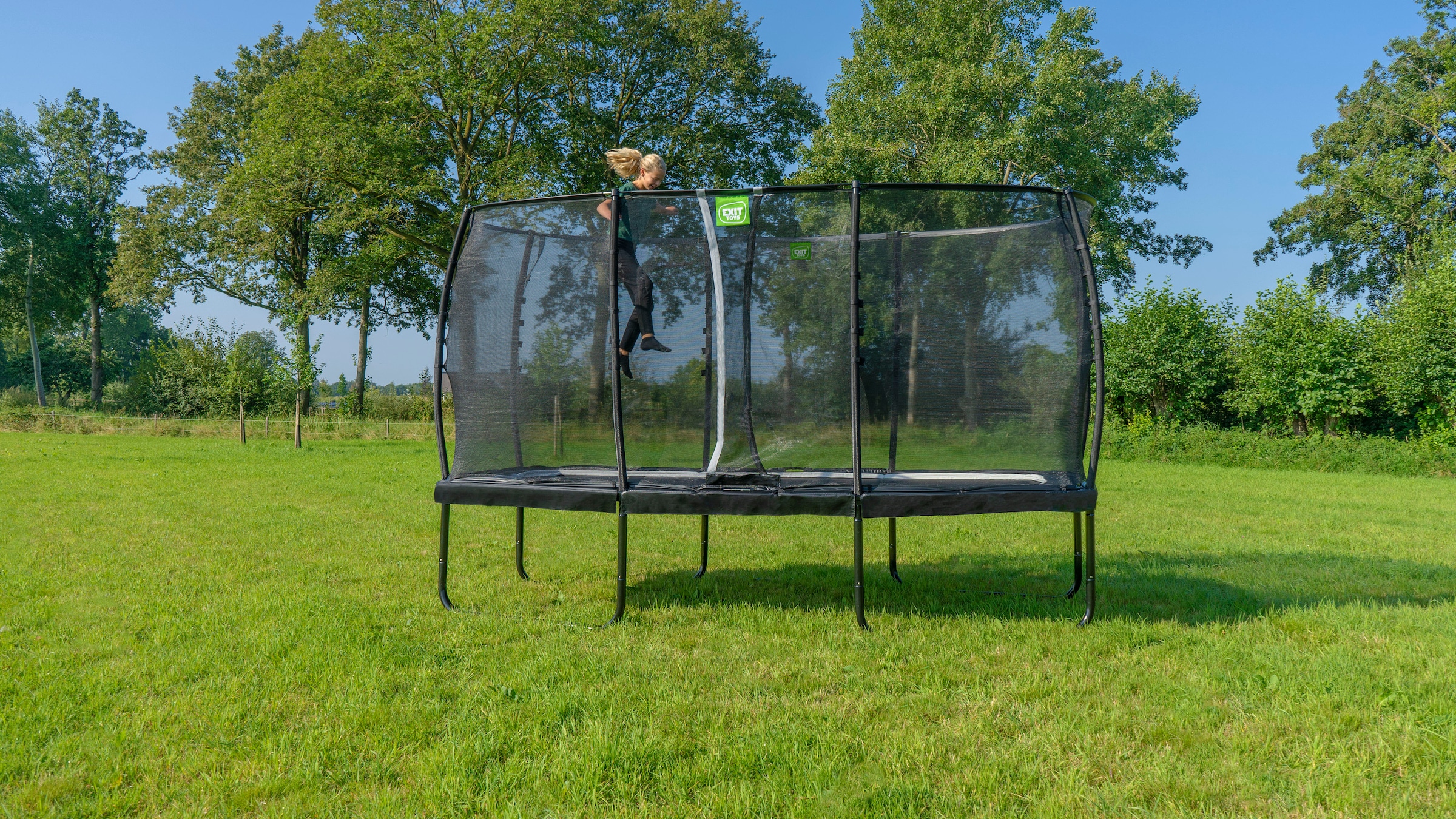 EXIT Gartentrampolin »Allure Premium«, mit Sicherheitsnetz
