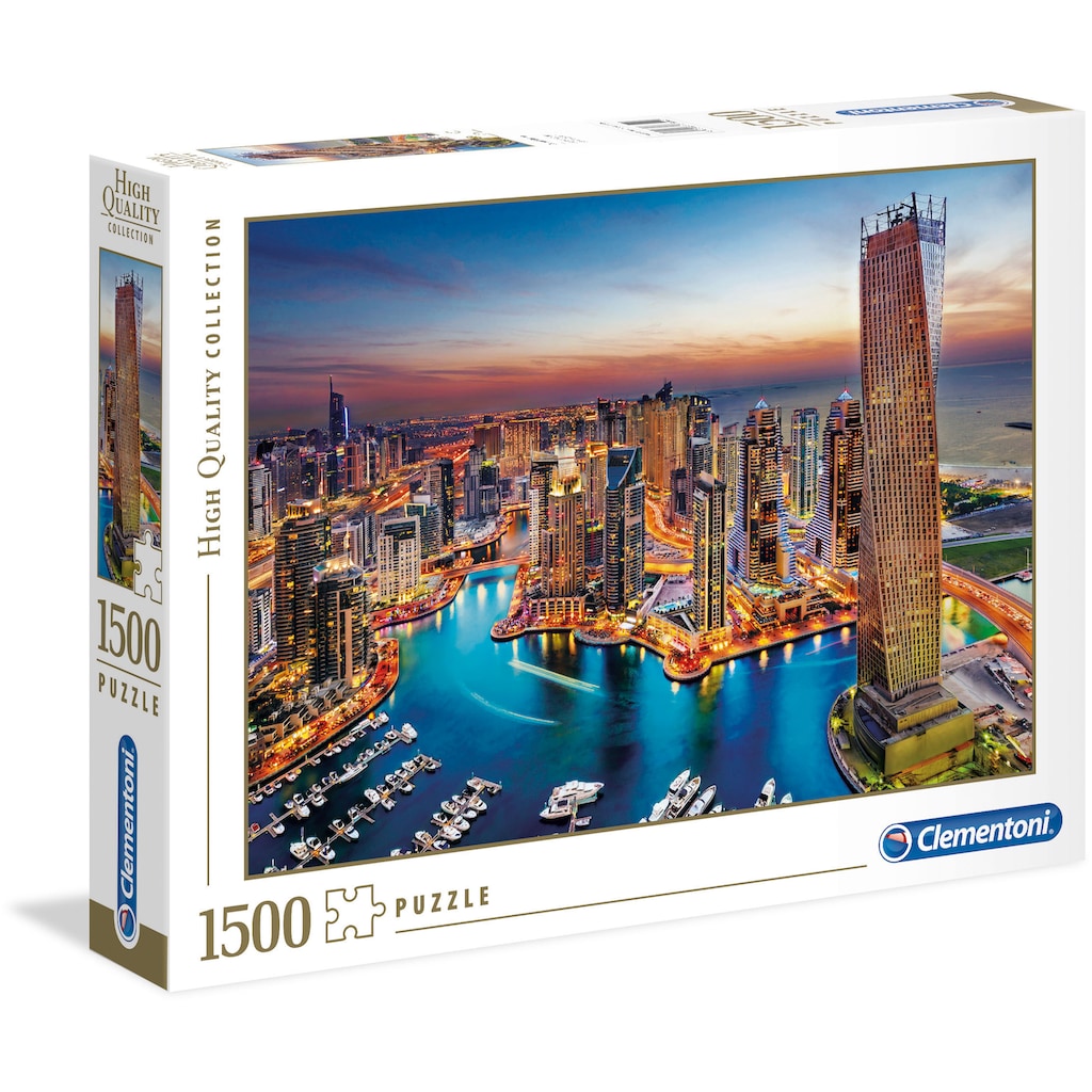 Clementoni® Puzzle »High Quality Collection, Yachthafen von Dubai«, Made in Europe