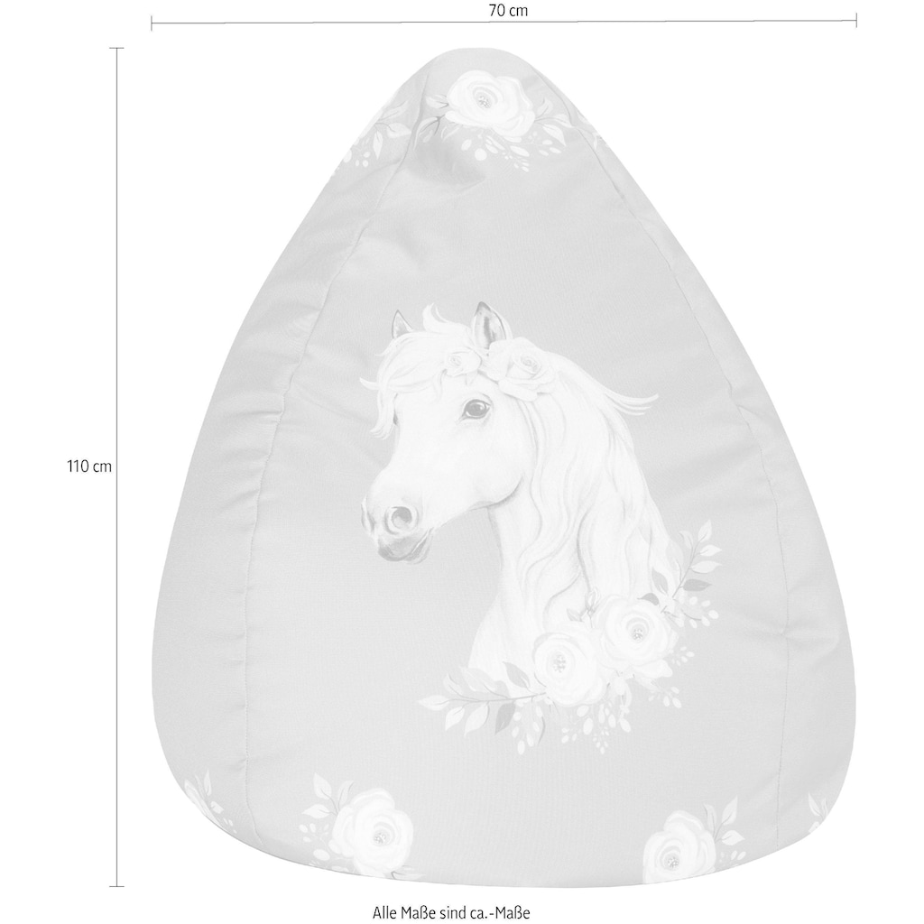 Sitting Point Sitzsack »BeanBag Horse XL«, (1 St.)