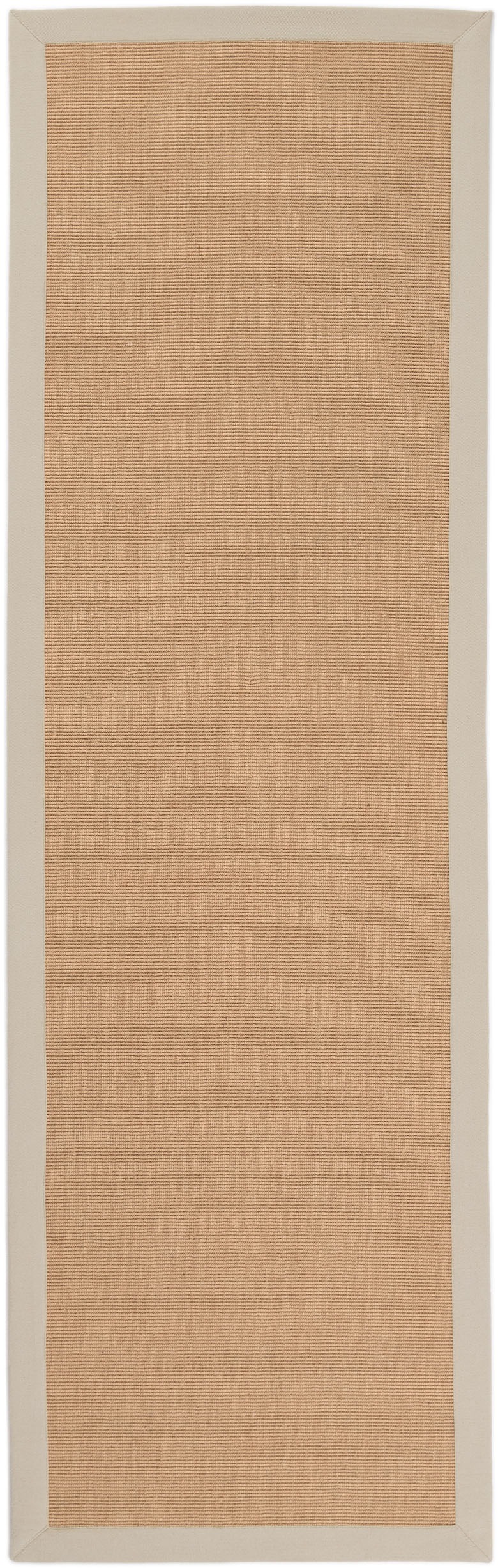 carpetfine Läufer »Sisal«, rechteckig, 5 mm Höhe, mit farbiger Bordüre, Anti Rutsch Rückseite