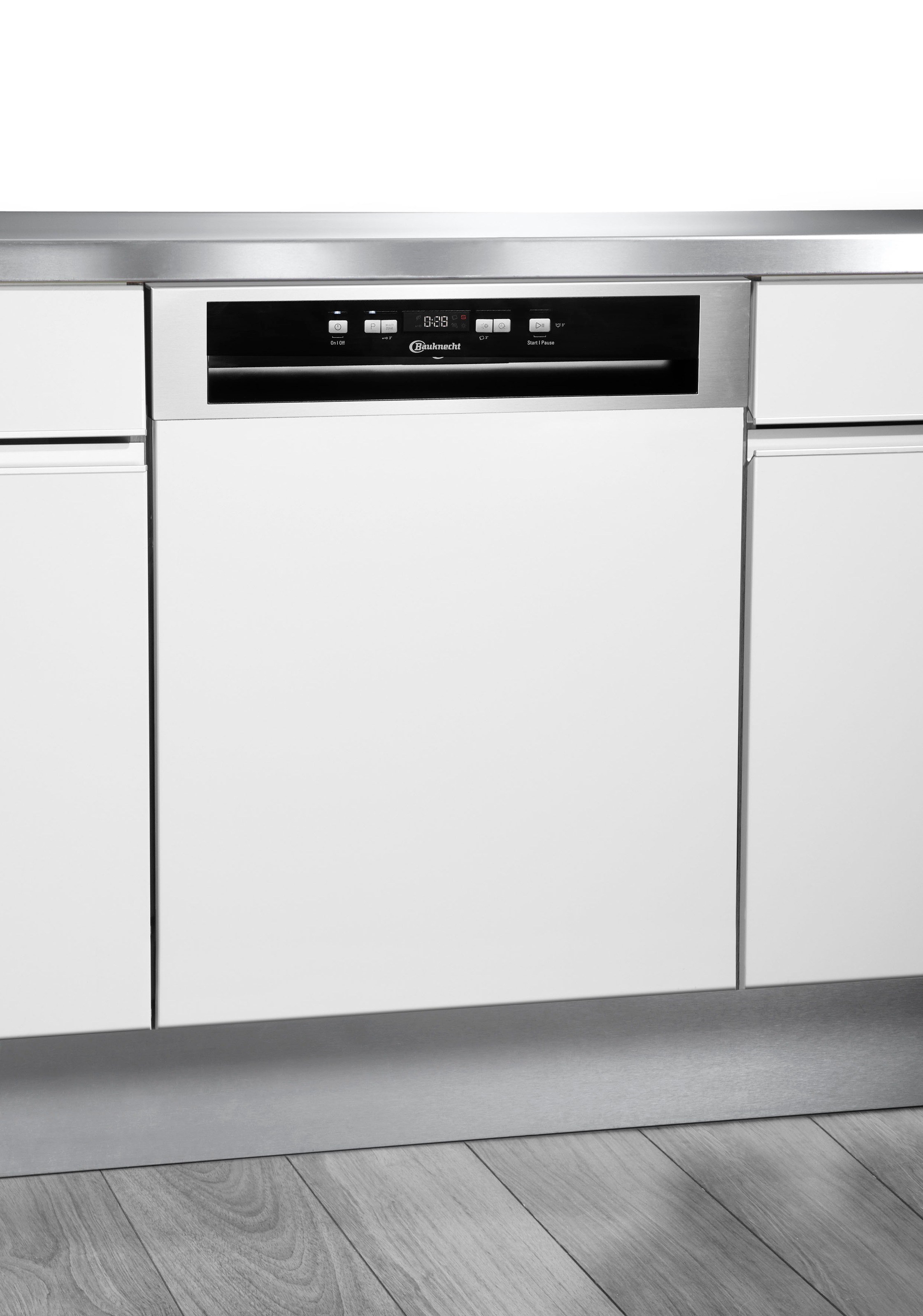 BAUKNECHT teilintegrierbarer Geschirrspüler "B0B D651A X" 14 Maßgedecke ActiveDry – automatische Türöffnung für perfekt getrocknetes Geschirr