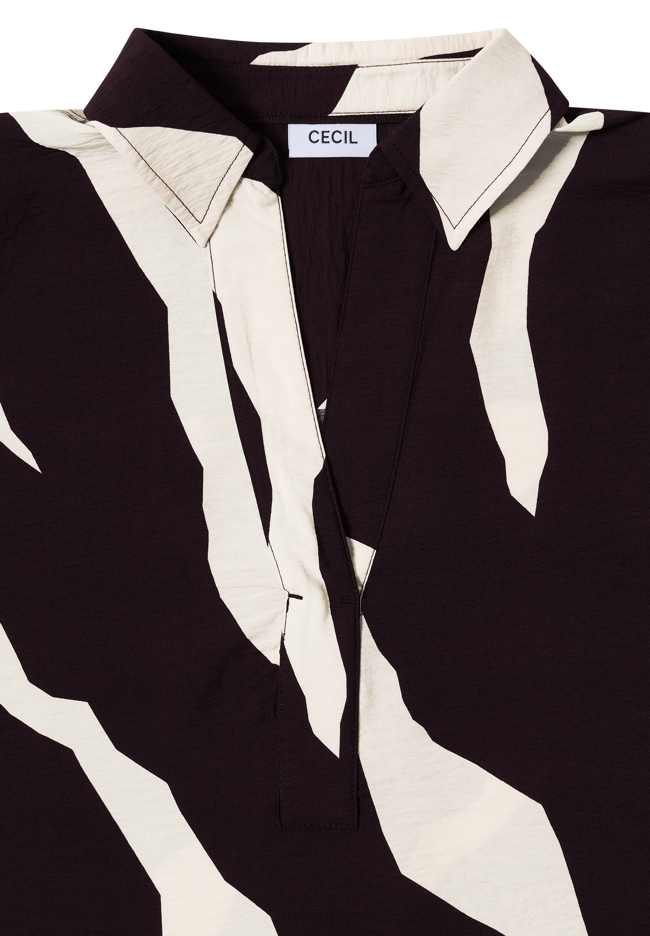 Cecil Langarmbluse mit grafischem Muster