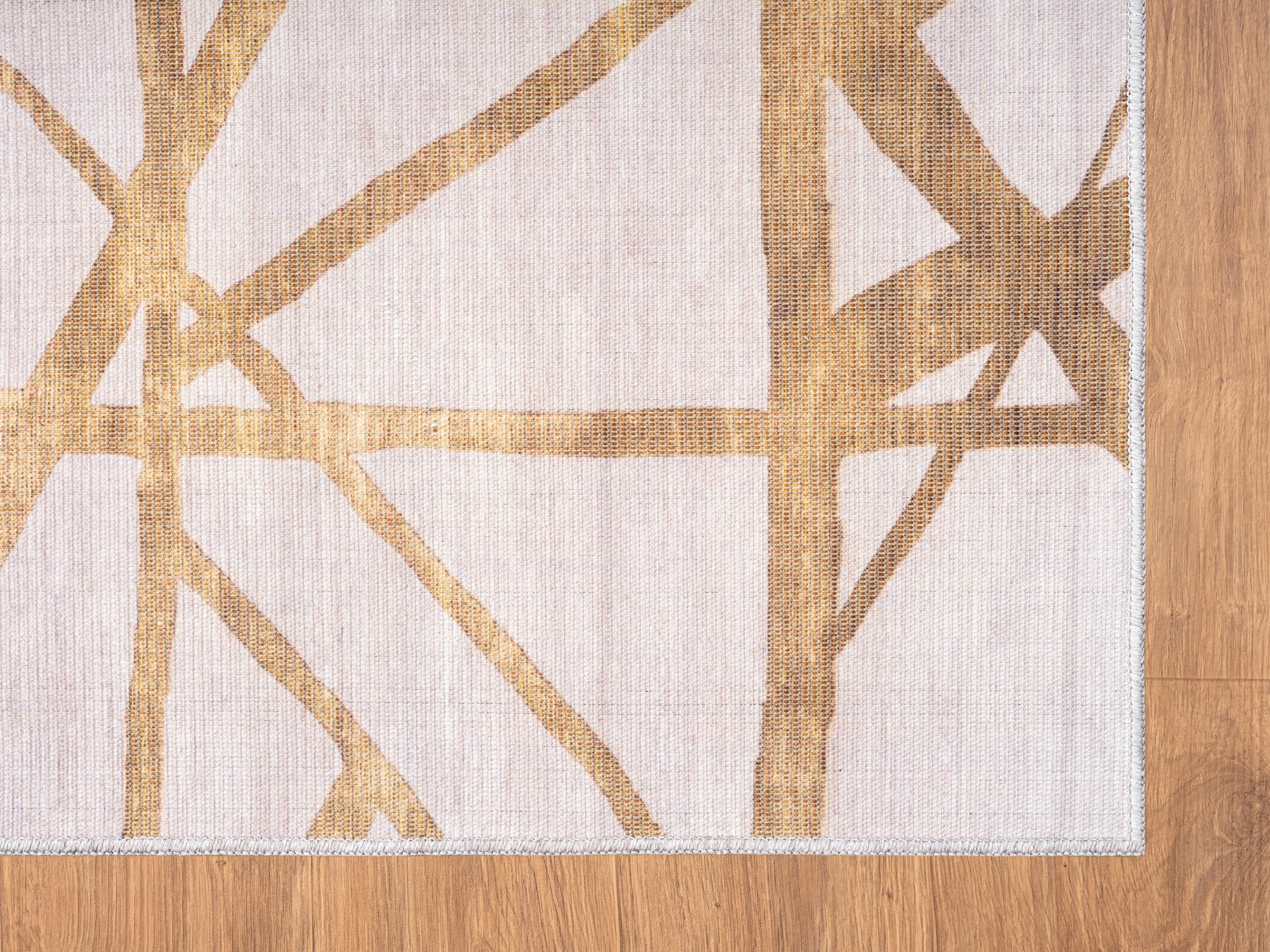 Teppich "Nola, LAGERRÄUMUNG", beige (creme,braun), B:160cm H:10mm L:230cm, Polyester, MYFLAIR MÖBEL & ACCESSOIRES, Teppiche, Teppich, bedruckt, modernes Design, In- & Outdoor geeignet, waschbar 3
