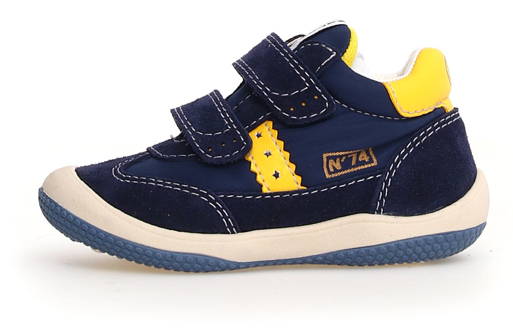 Naturino Sneaker »GO VL«, Freizeitschuh mit Farbeinsatz, Größenschablone zum Download