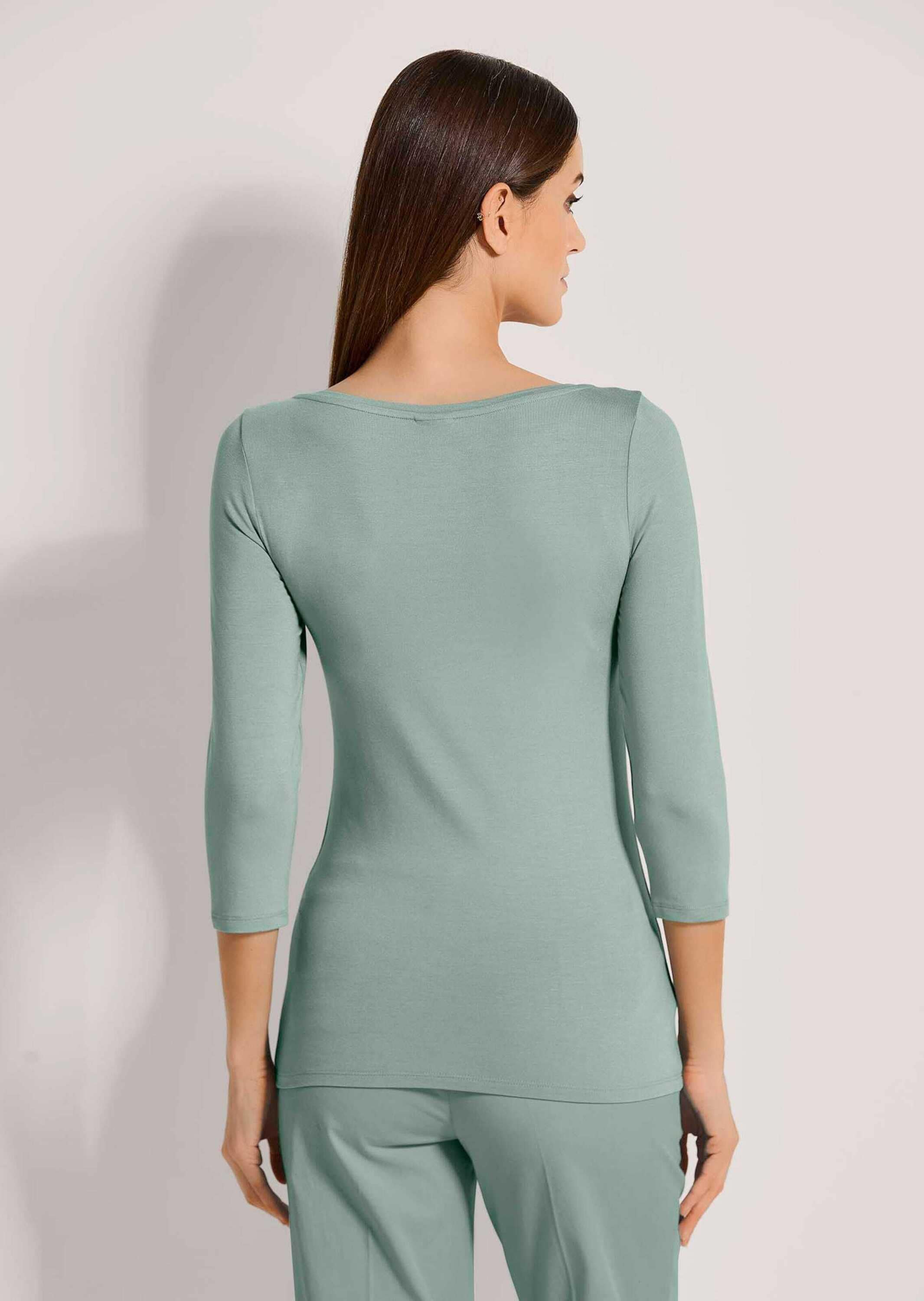 MADELEINE 3/4-Arm-Shirt »Blusenshirt Halbarm Viskose-Oberteil für Damen«
