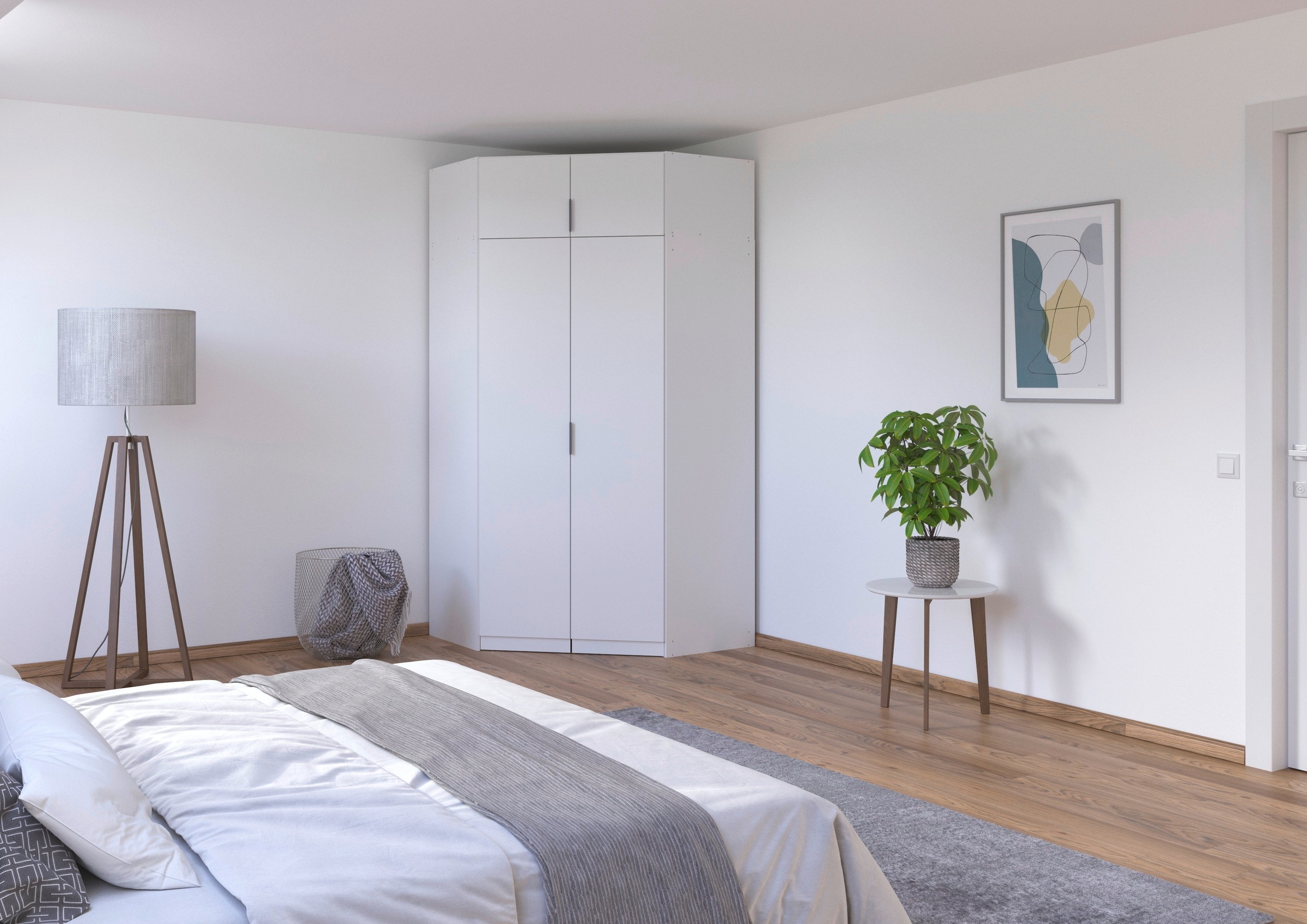 rauch Kleiderschrank "Eckschrank Schrank Ankleidezimmer Schlafzimmer Garder günstig online kaufen