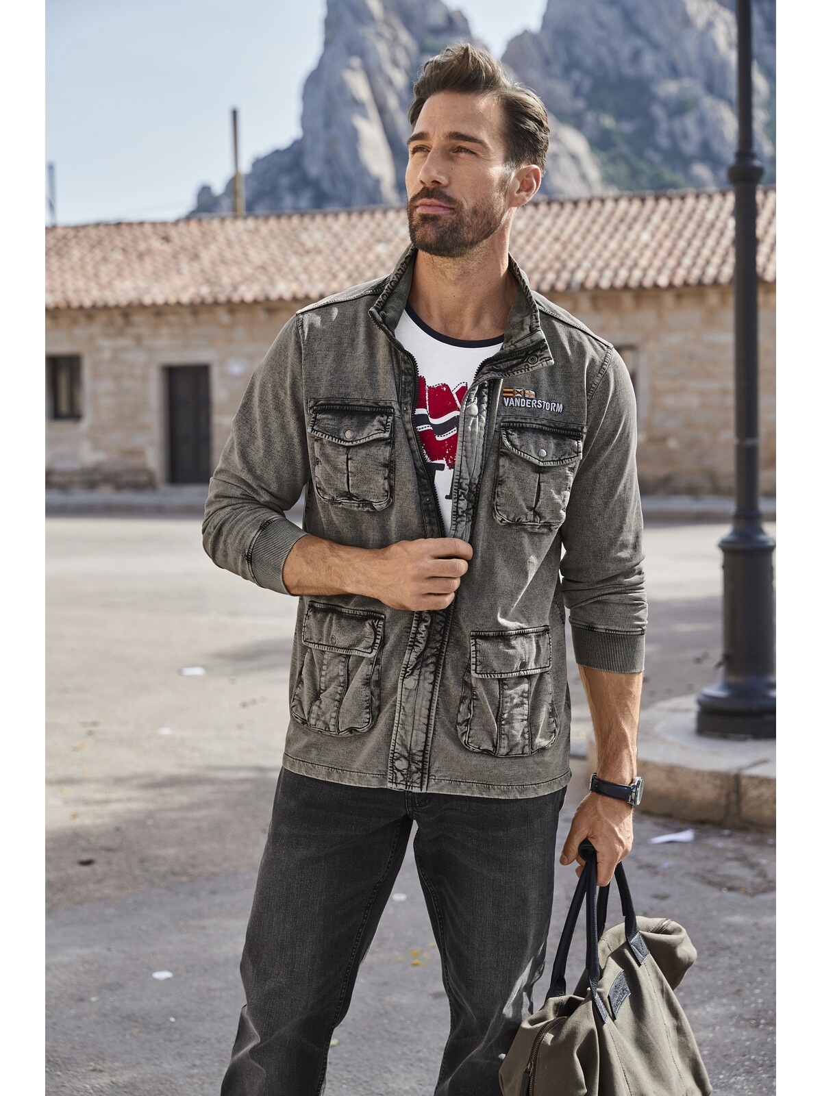 Jan Vanderstorm Sweatjacke »Sweatjacke GANGOLF«