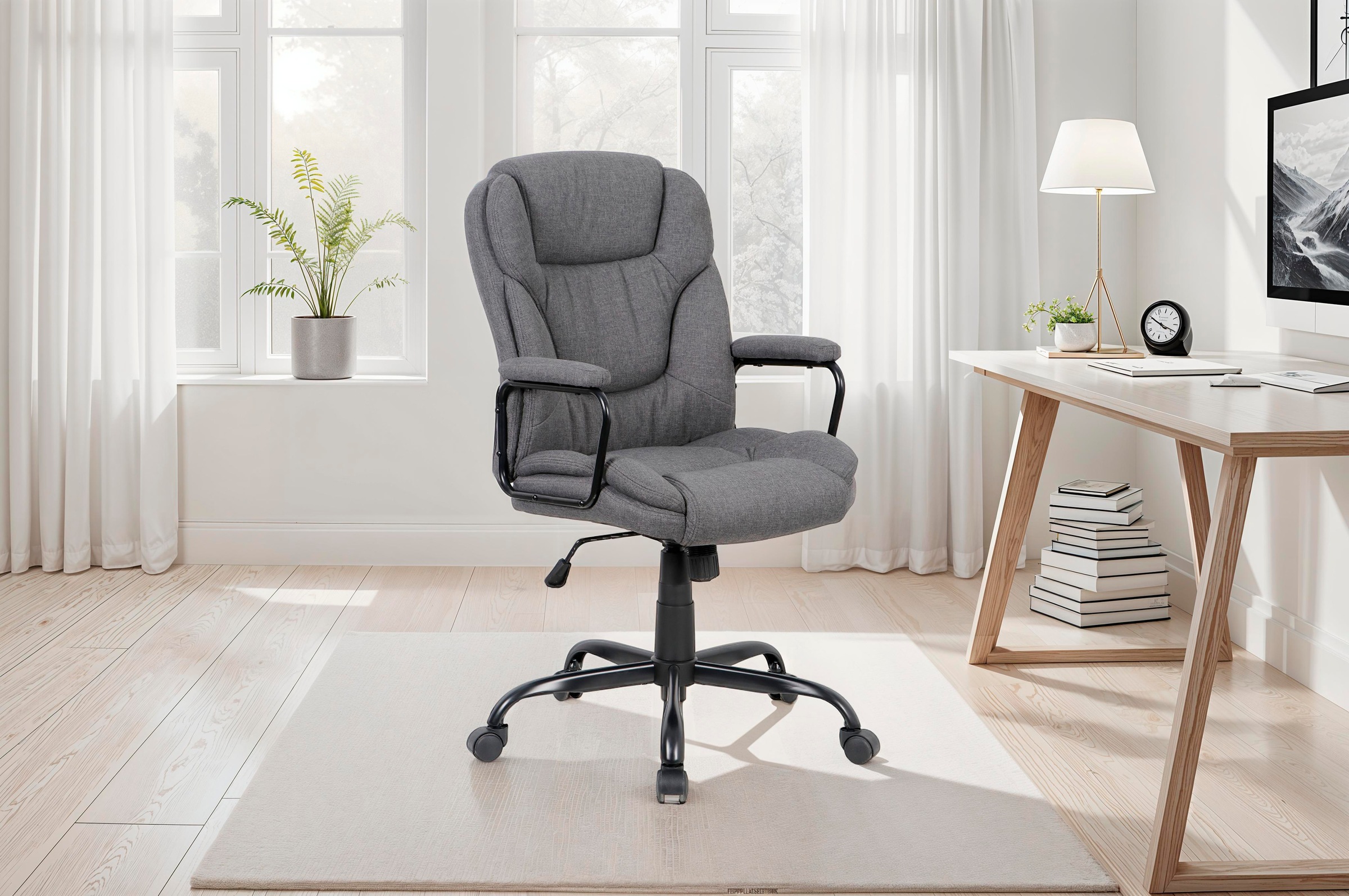 byLIVING Chefsessel "Sting" () 1 Stk. Webstoff gemütlich gepolsterter Büros günstig online kaufen