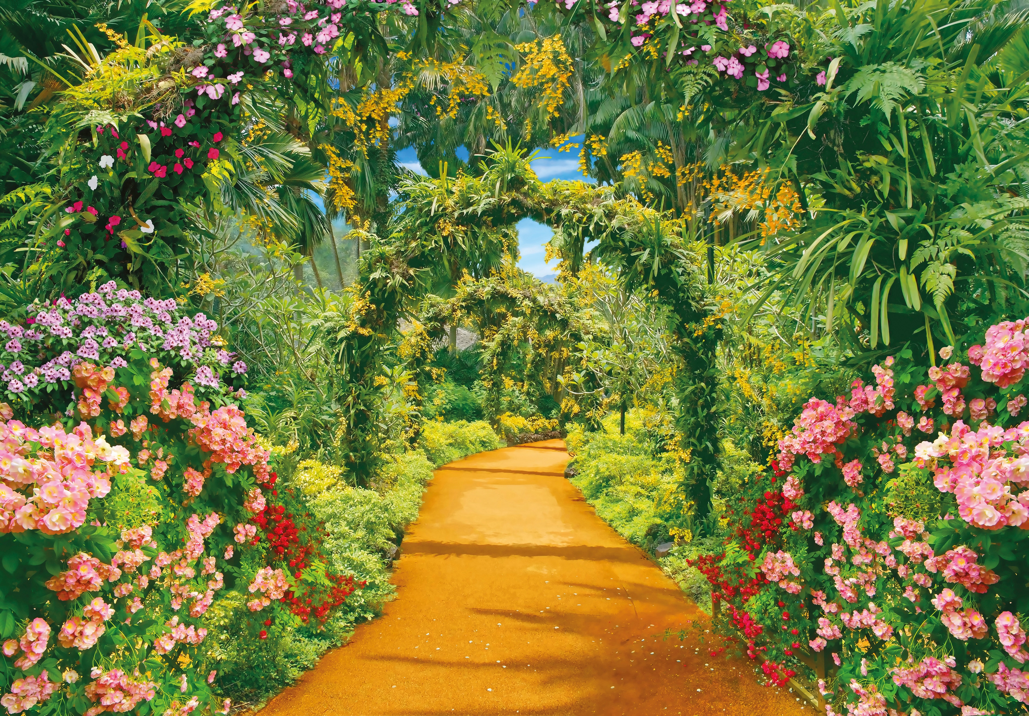 Papermoon Fototapete "Flower Alley" glatt