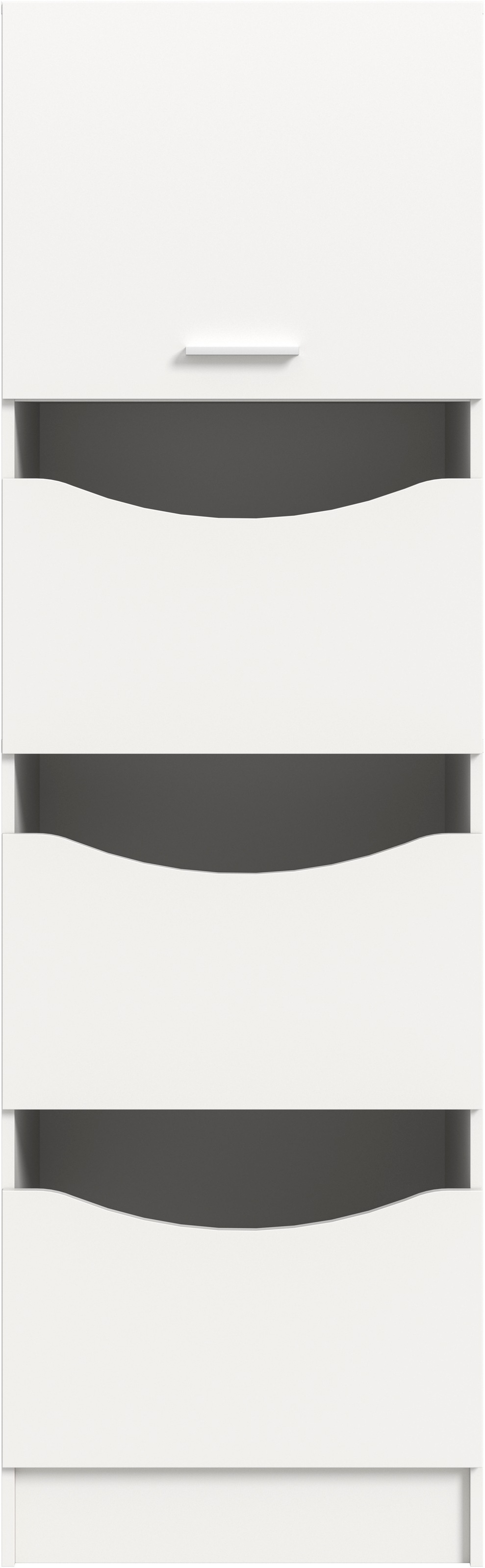 welltime Wäscheschrank »FALAS, TOPSELLER!, Höhe 195 cm, 4 Klappen, Wäscheorganizer«, (1 St., in verschiedenen Farben erhältlich), Universalschrank, Mehrzweckschrank, Badezimmer, Hauswirtschaftsschrank