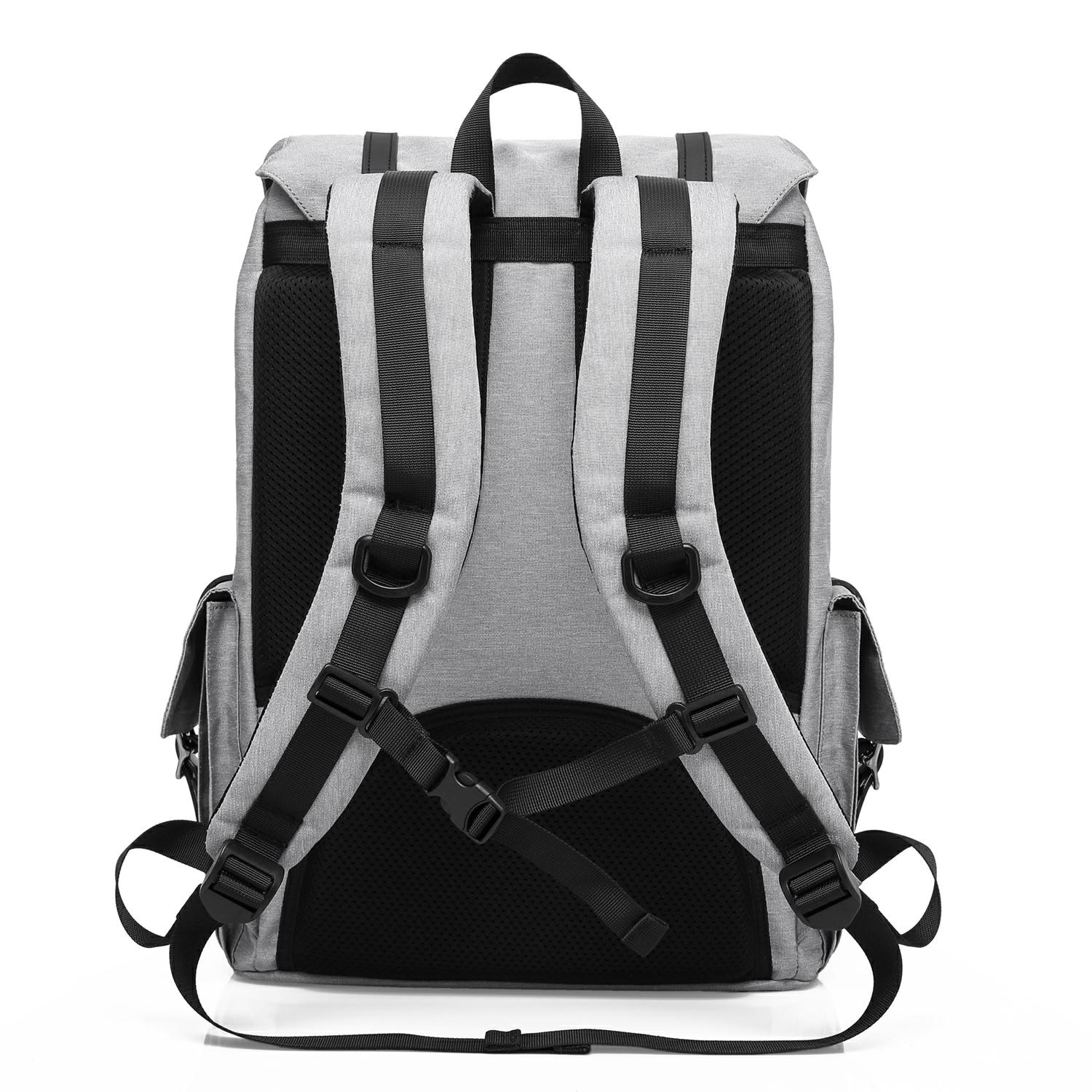 PEAK TIME Tagesrucksack »PT-301«, stylischer urbaner Rucksack mit Zierschnallen