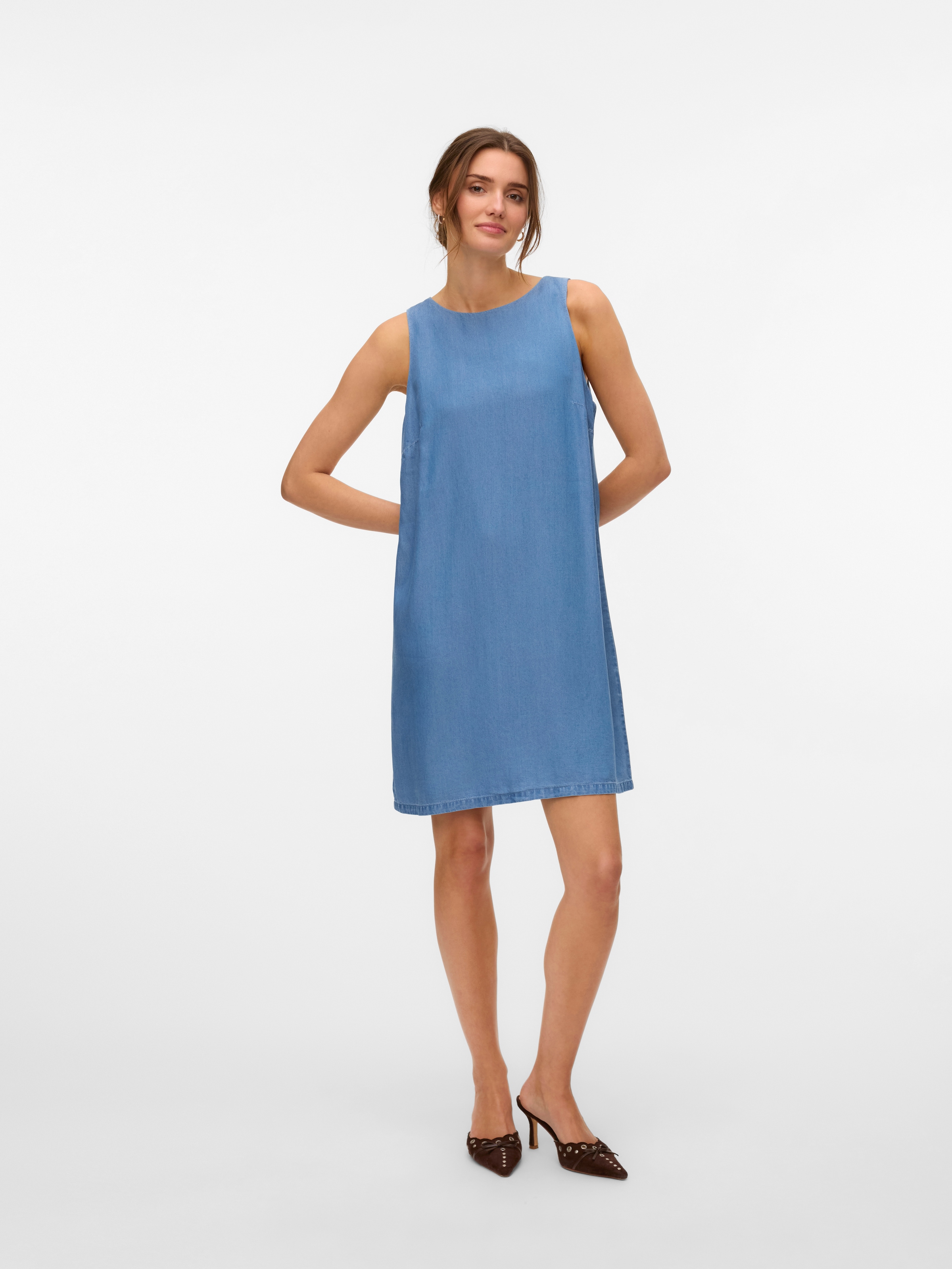 Vero Moda Maxikleid »VMFLEUR SL SHORT TENCEL DRESS GA«, Sommerkleid
