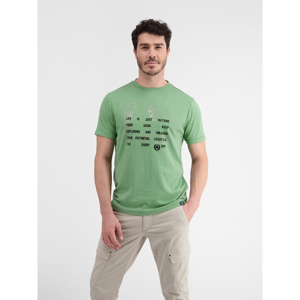 LERROS T-Shirt »LERROS T-Shirt, Graphic Print«