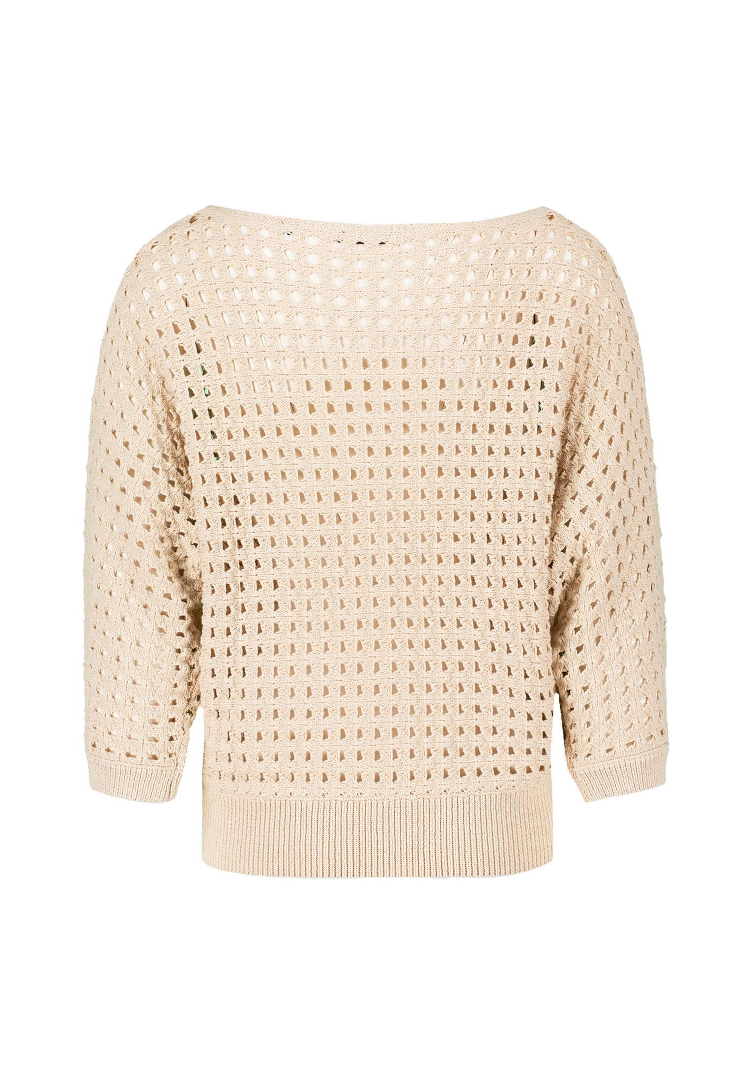 Zero Strickpullover »zero Pullover mit Lochmuster«, (1 tlg.), Lochmuster